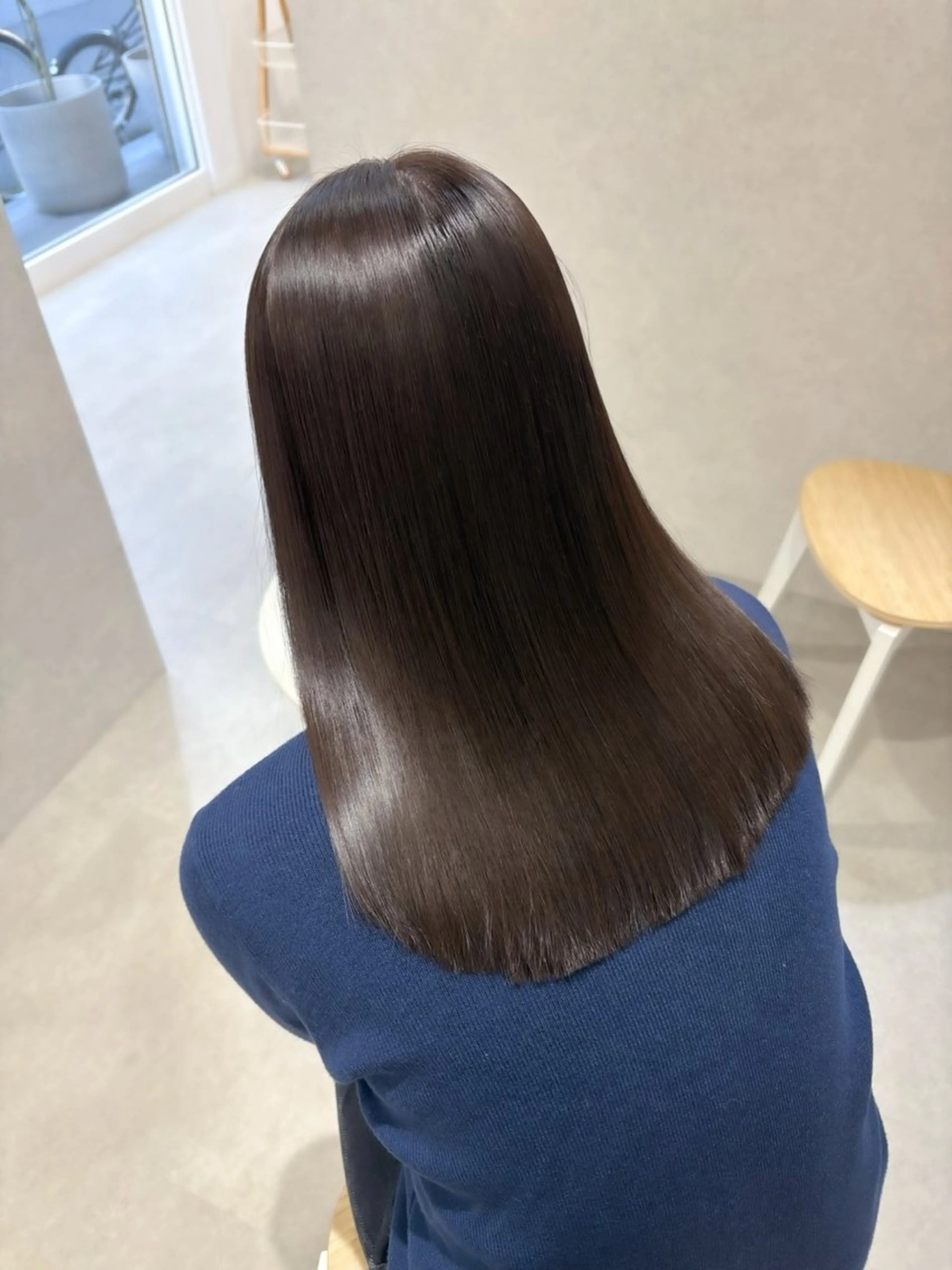 セミロング カラー カット ヘアカラー トリートメント ブラウンカラー 🫧tomoka🫧のヘアスタイル