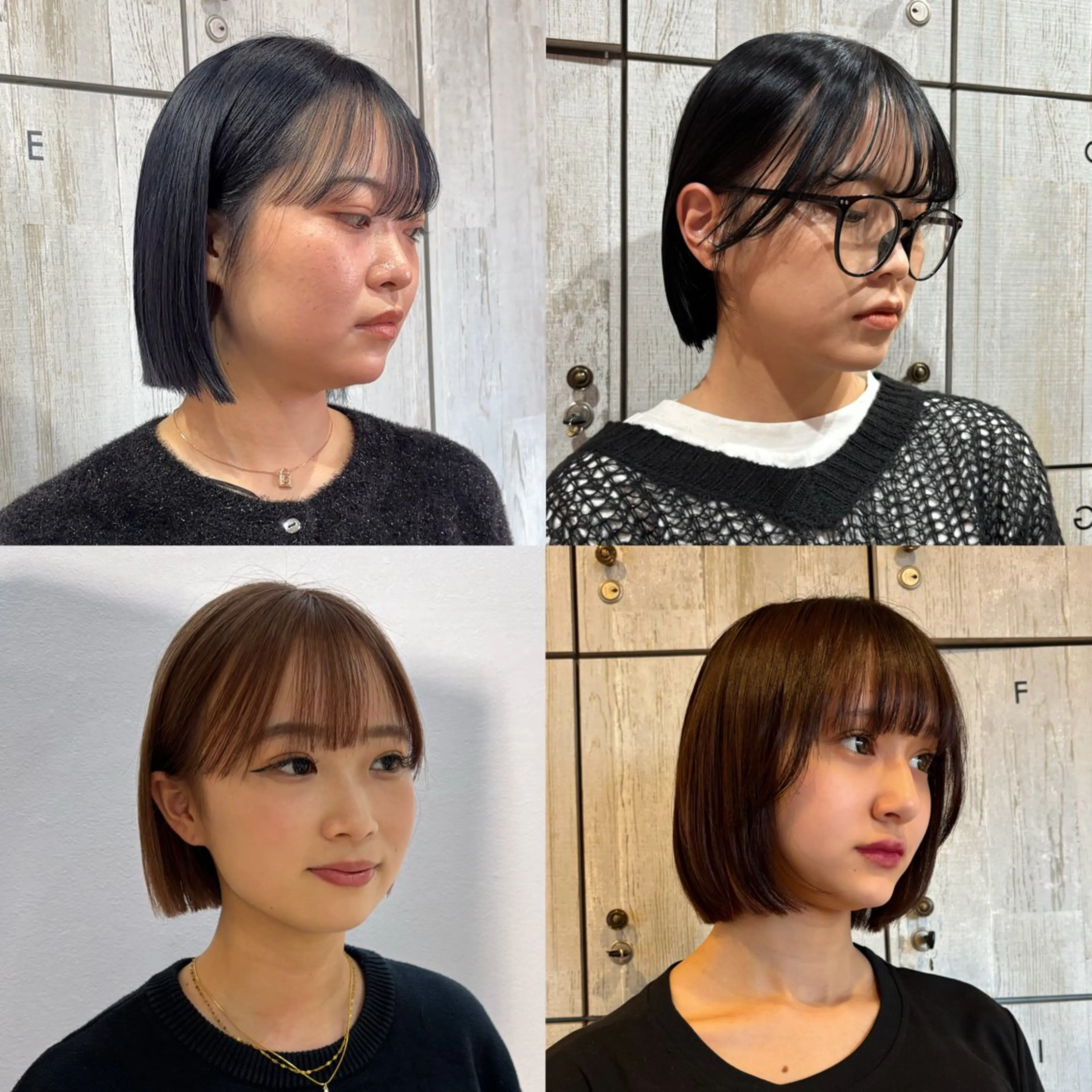 ショート 切りっぱなしボブ ボブ 似合わせレイヤー/ Wカラー🧸こころのヘアスタイル