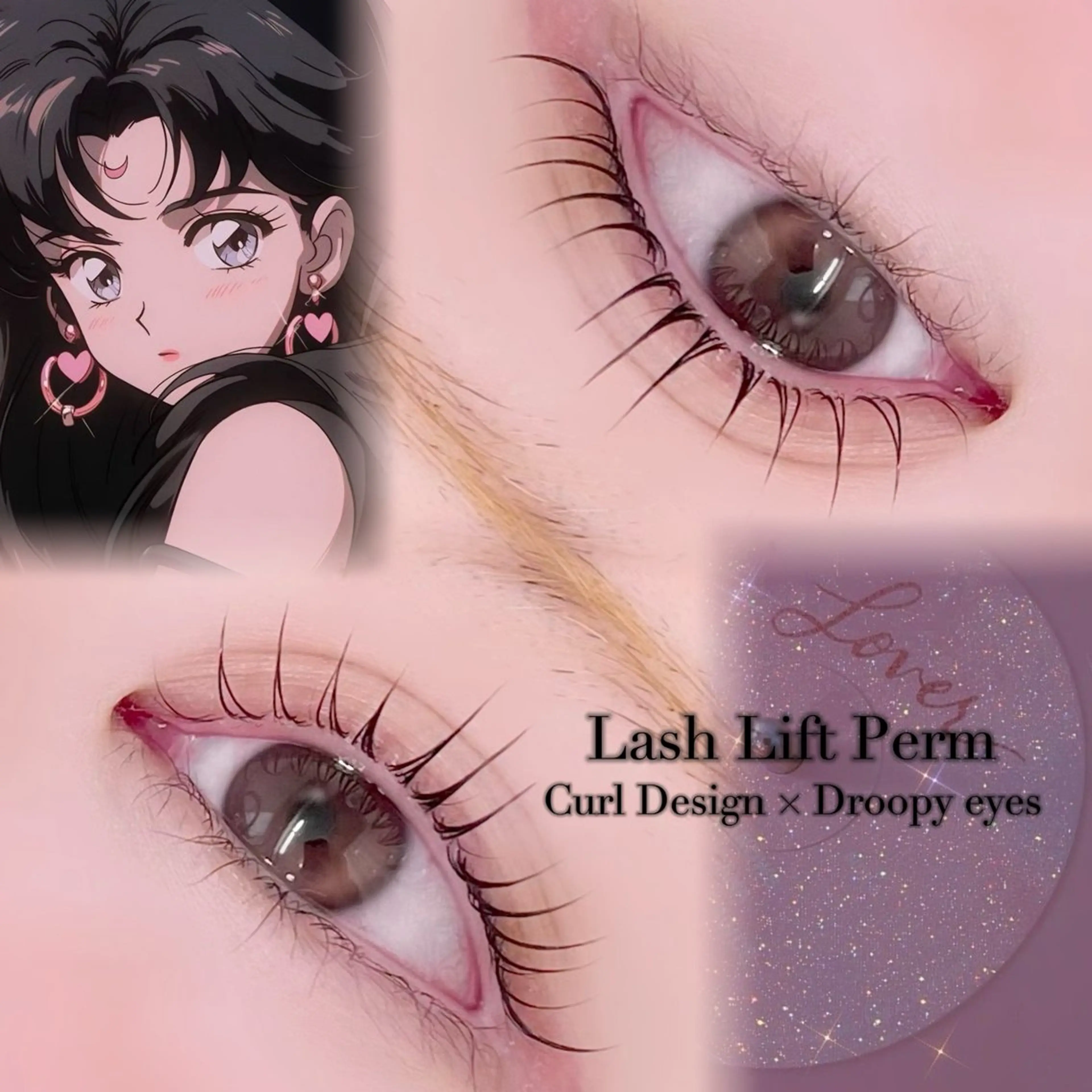 マツエク・マツパ 一重×まつ毛パーマ Rebecca所属・🌙Rebecca ERINA🐈⬛のマツエク・マツパデザイン