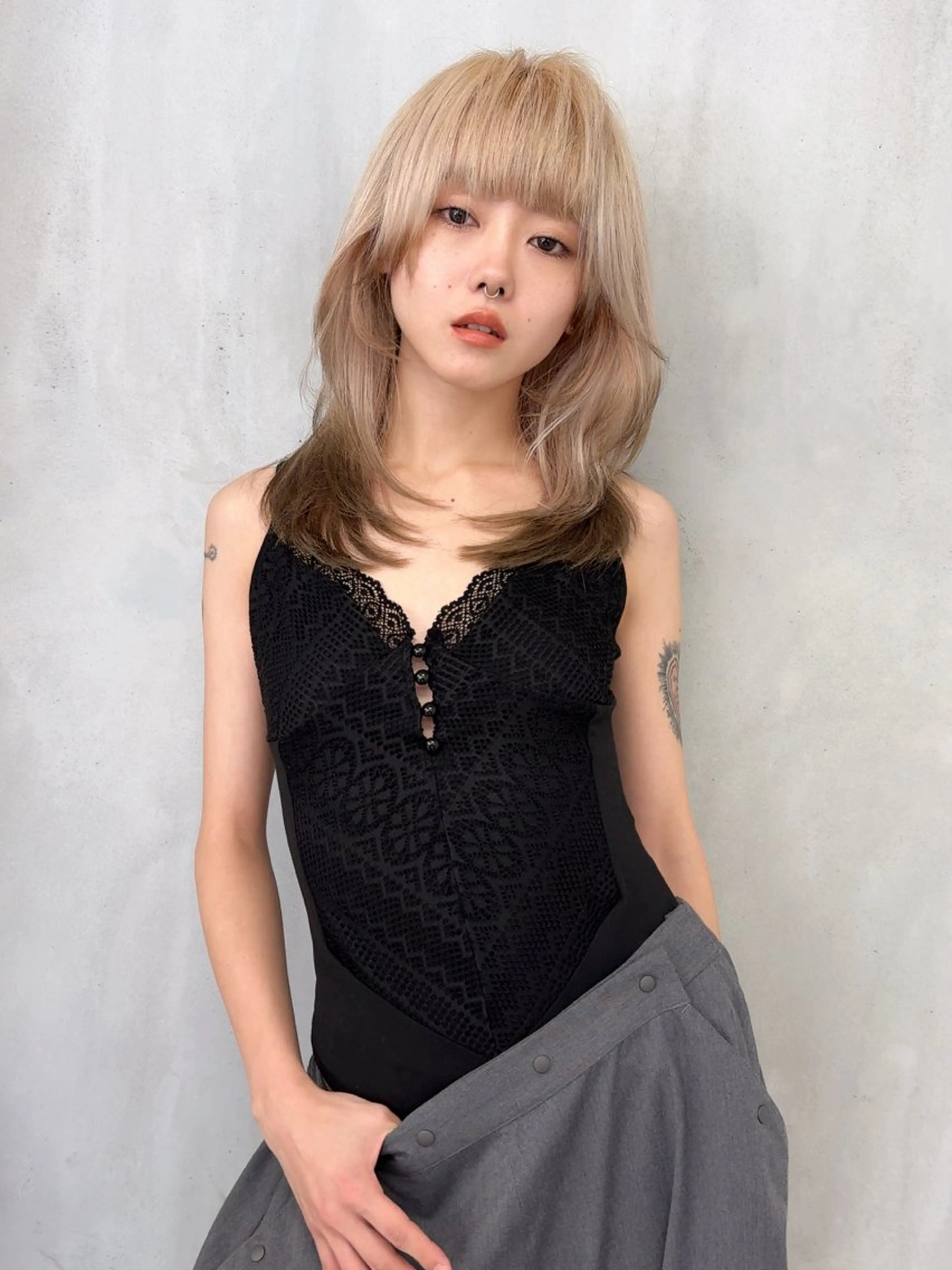 ロング ヘアカラー 似合わせカラーの達人 ダブルカラー/森栄範のヘアスタイル