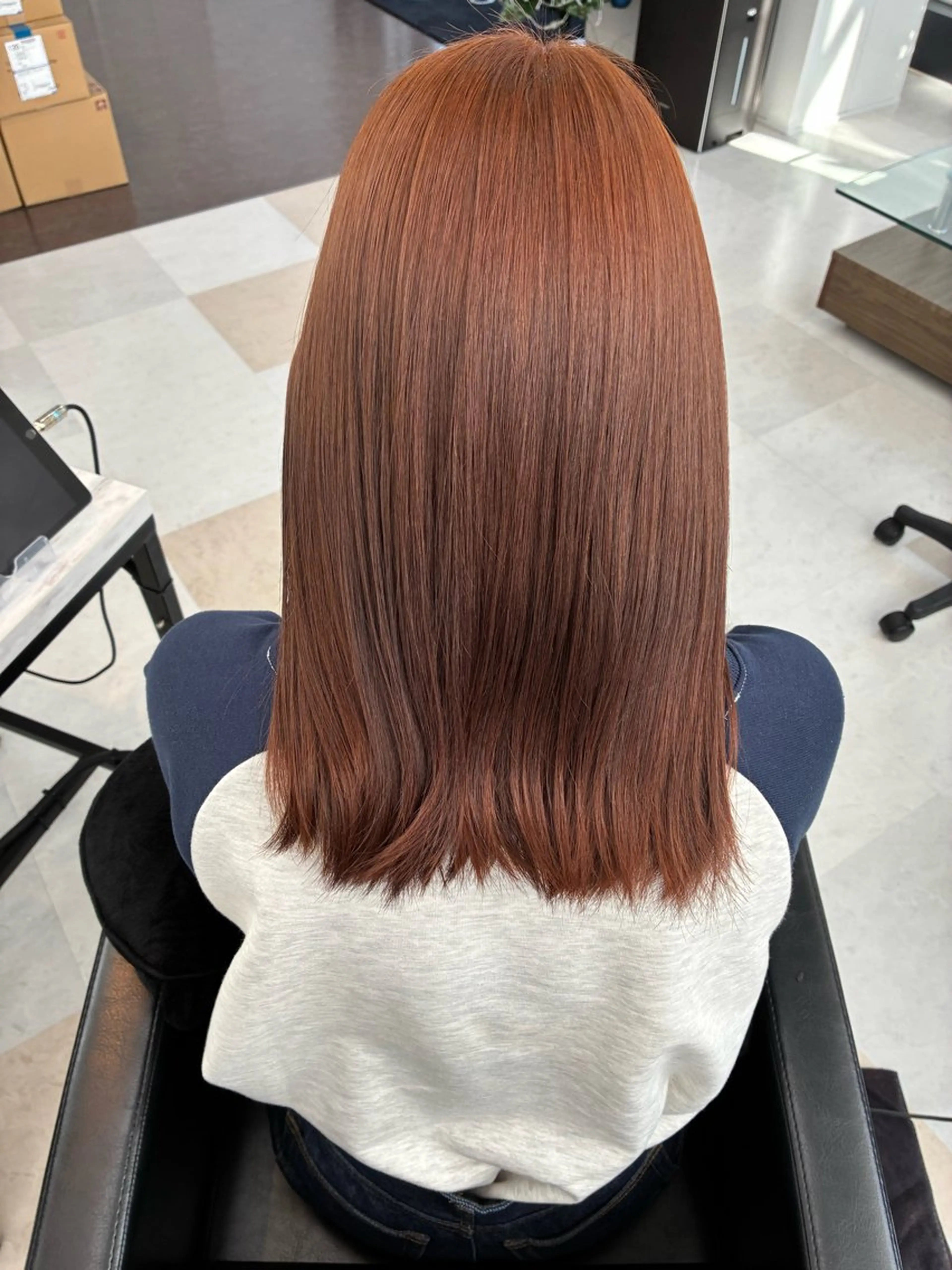 ☘️ワンカラーで出せる春カラー☘️ロング料金なしです‼︎の写真