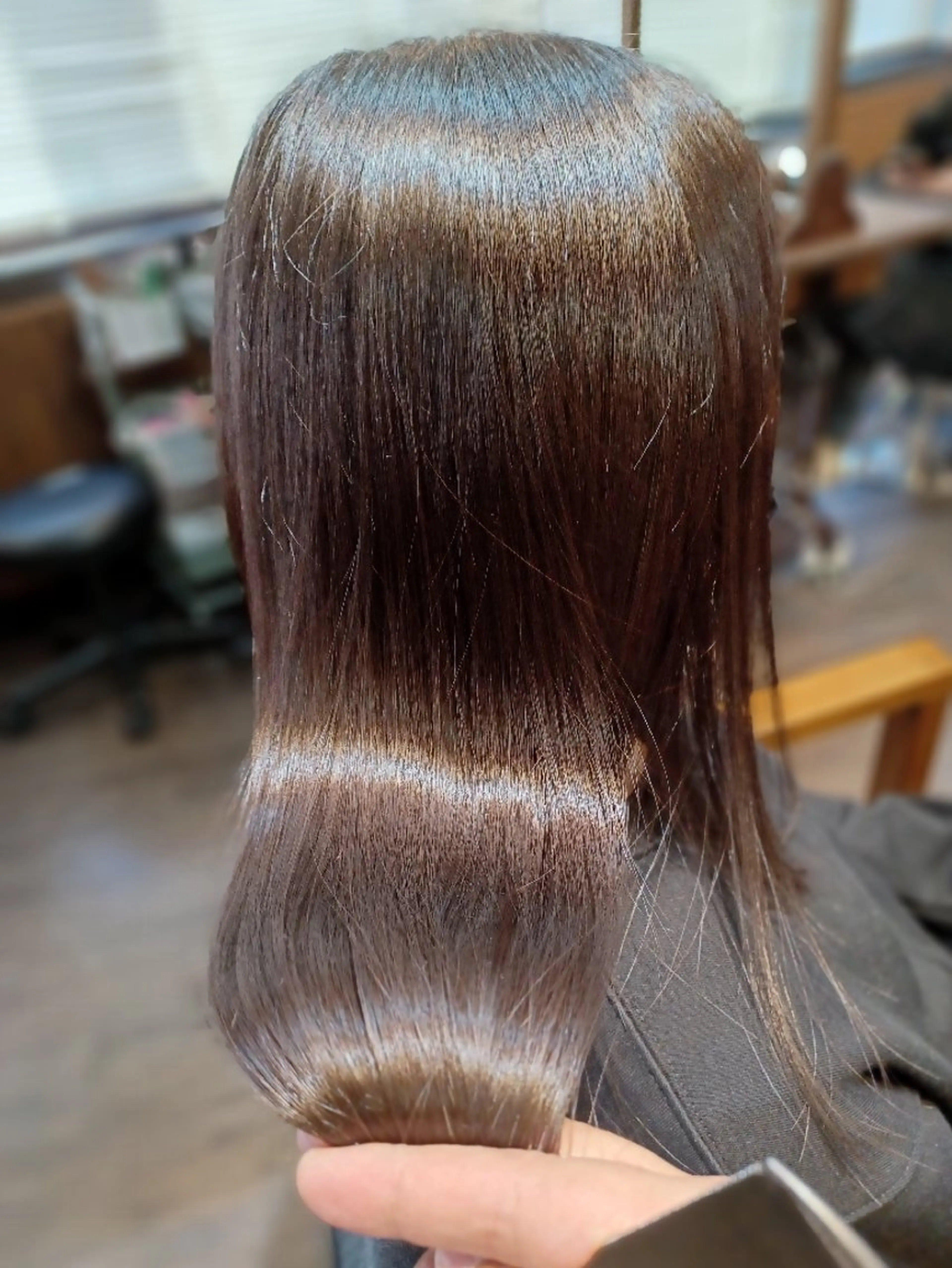 セミロング 髪質改善 トリートメント H/M Hair Home 　池袋2号店所属・✂️✂️徳　田✂️ ✂️のヘアスタイル