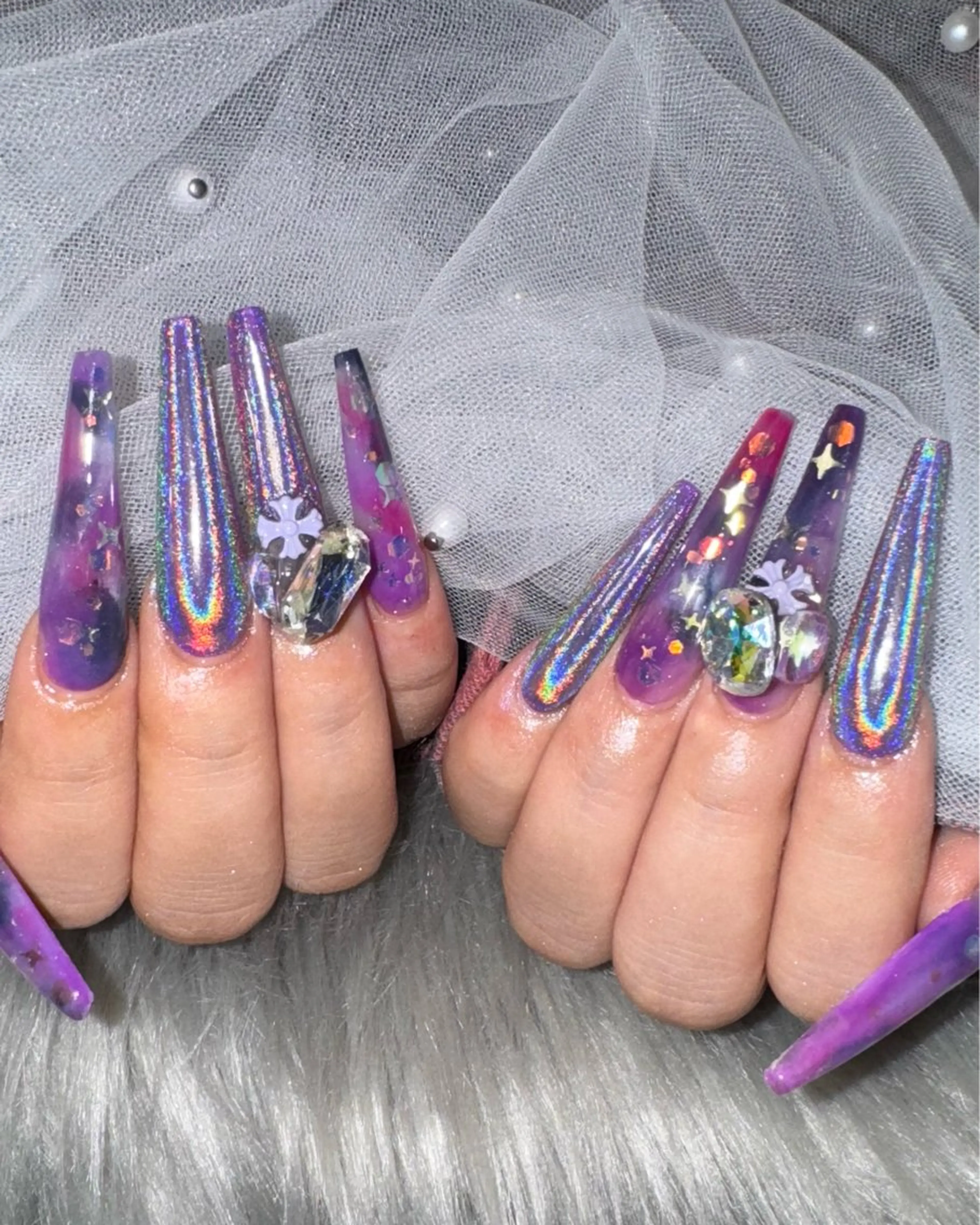 ネイル ハンドネイル Feel ‪‪☺︎‬Yuriaのネイルデザイン