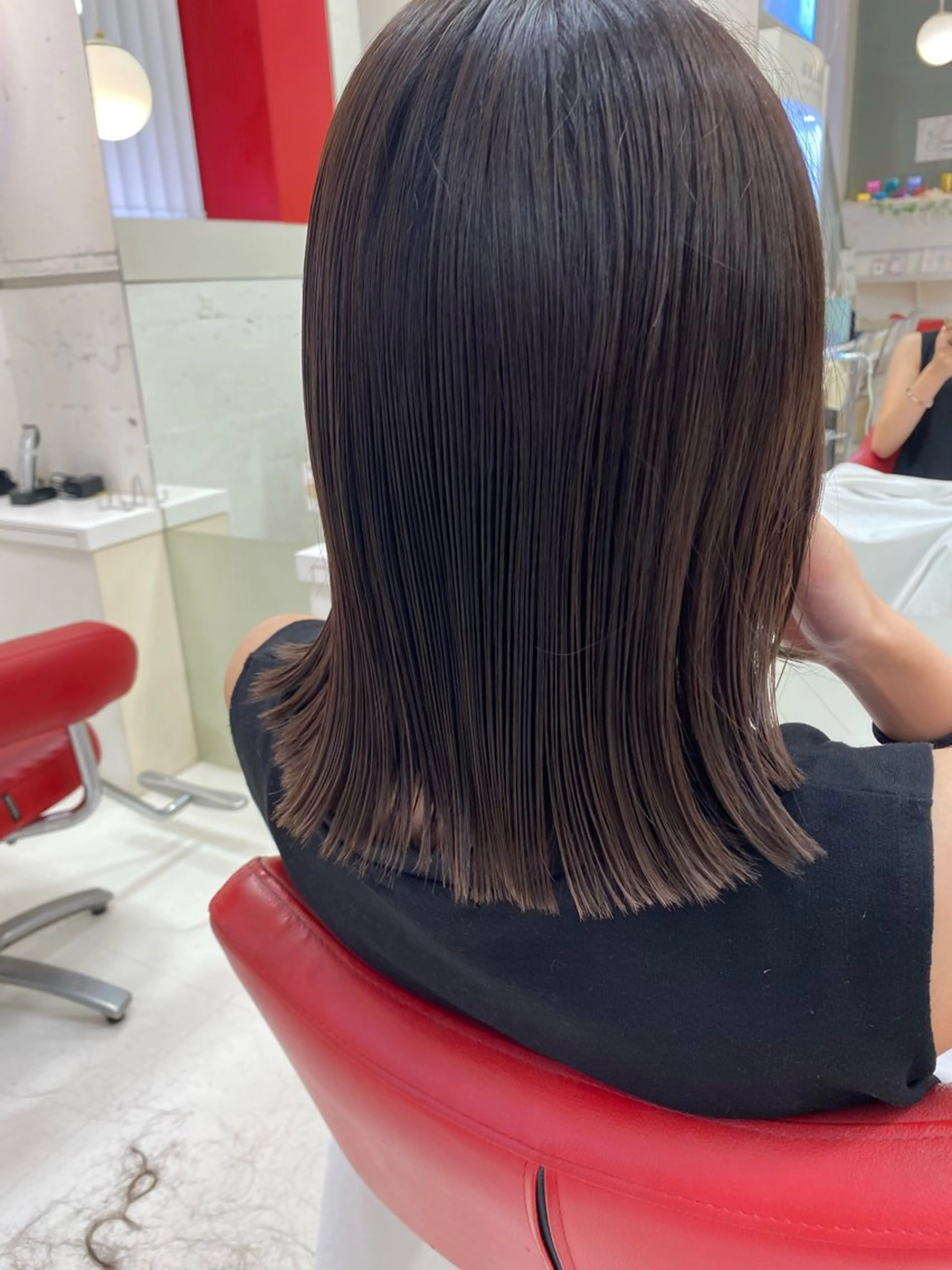ミディアム ボブ 隈本 采良のヘアスタイル