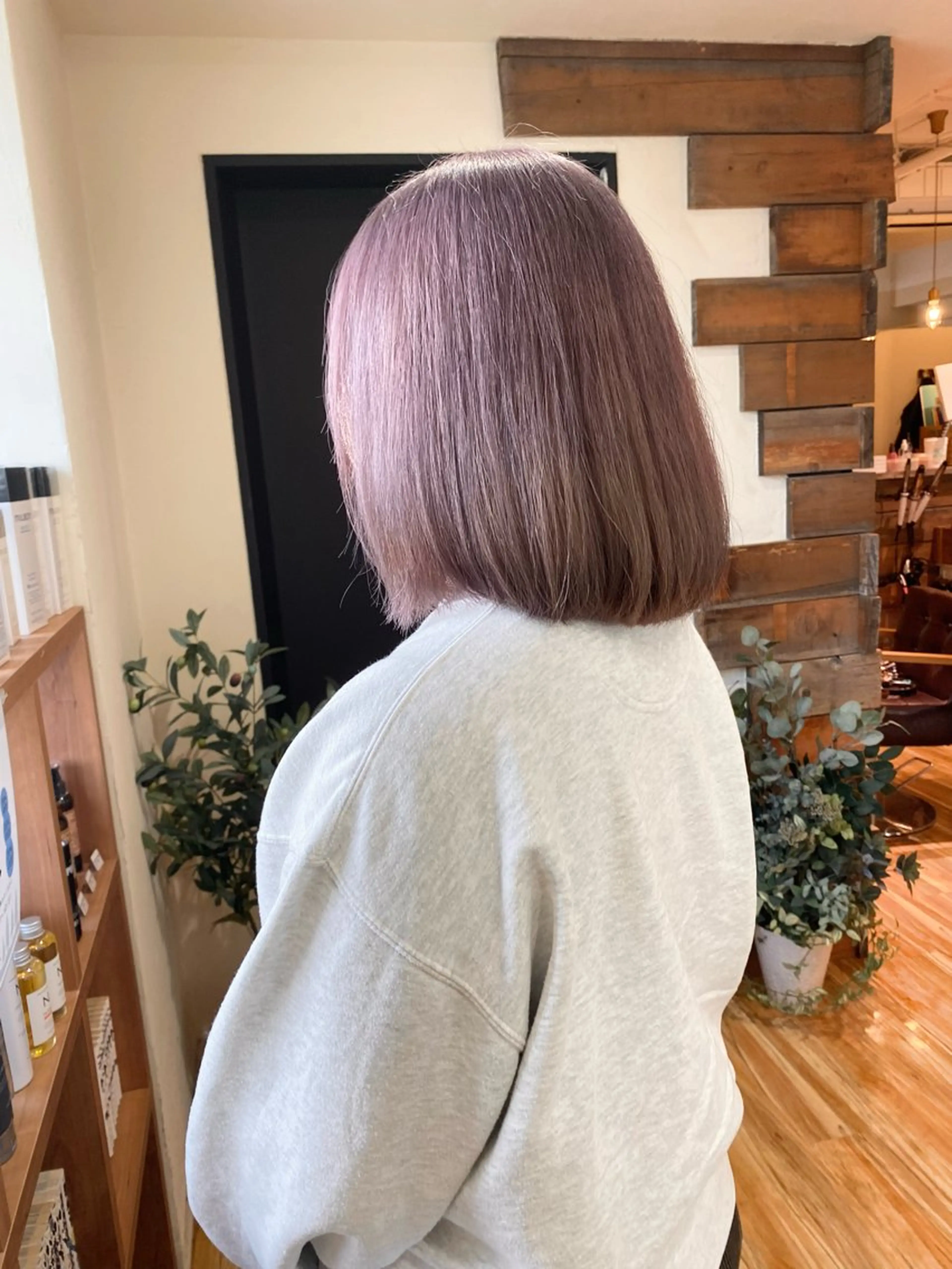 ミディアム ヘアカラー トリートメント 三戸 修平のヘアスタイル