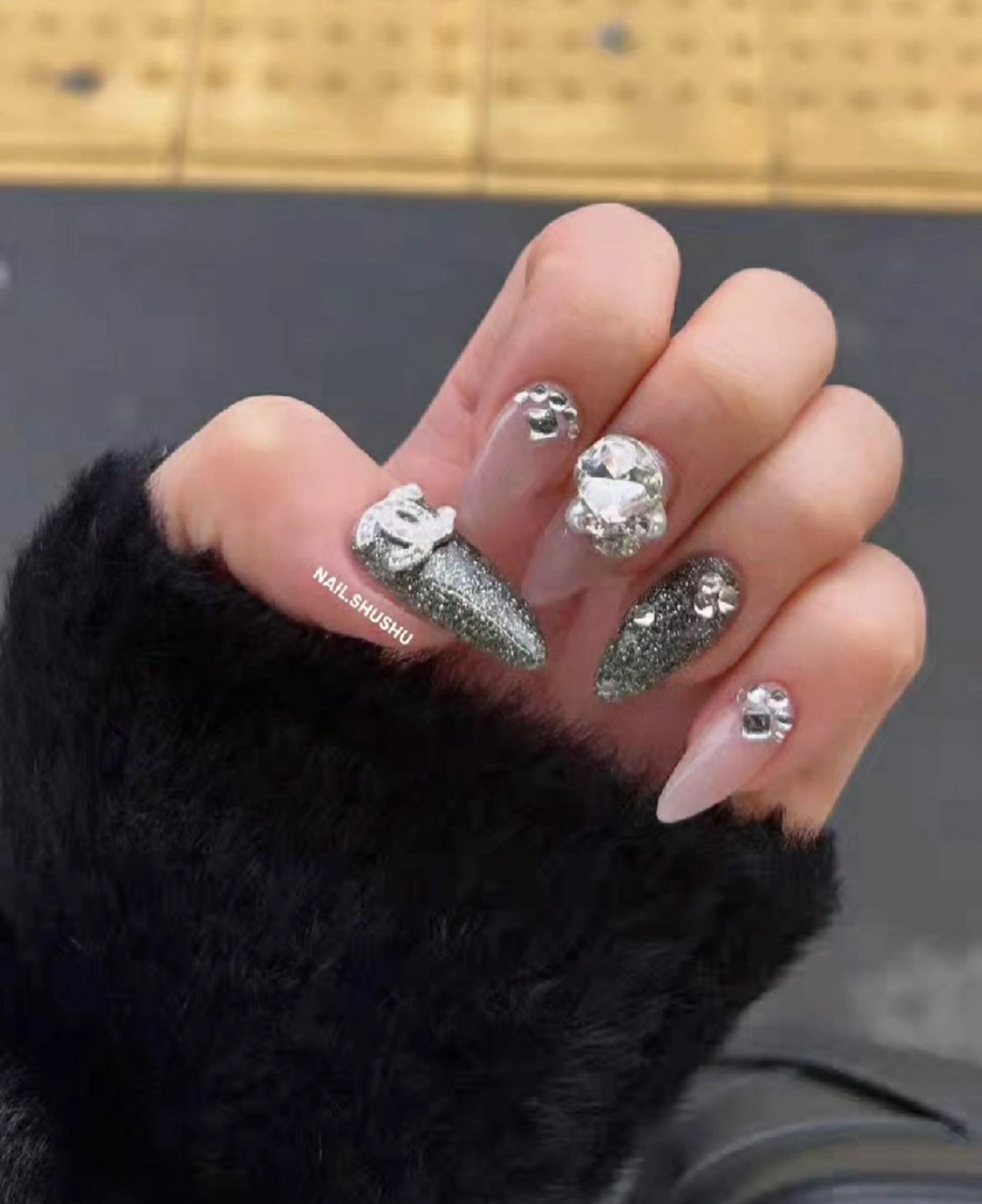 ネイル 持ち込み ニュアンスネイル ワンカラーネイル シンプルネイル 春ネイル ハンドネイル 3dパーツ/流行り 👧shushu❤️のネイルデザイン