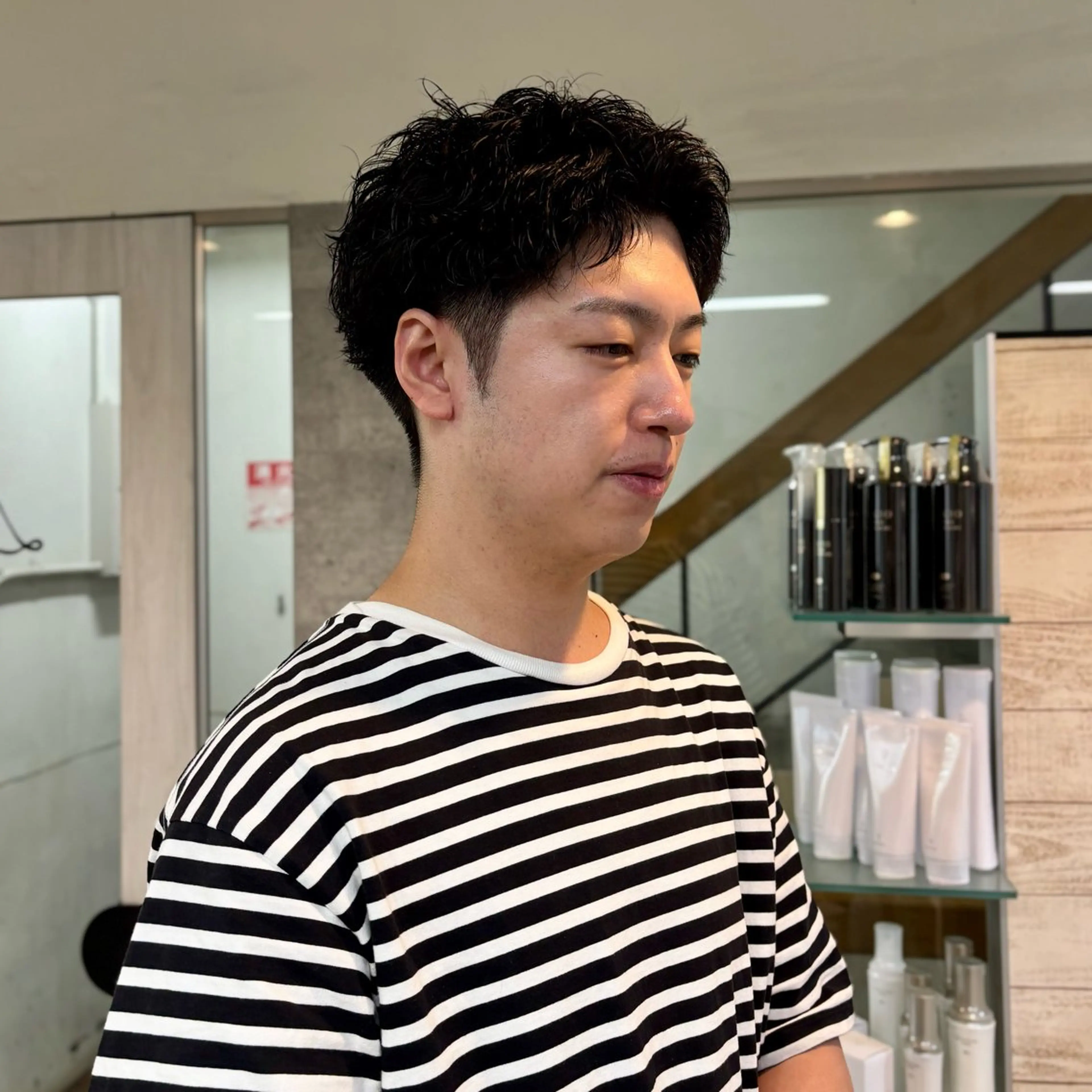 メンズ スパイキーショート カット 谷昂将　メンズ梅田 /パーマ/毛流れのヘアスタイル