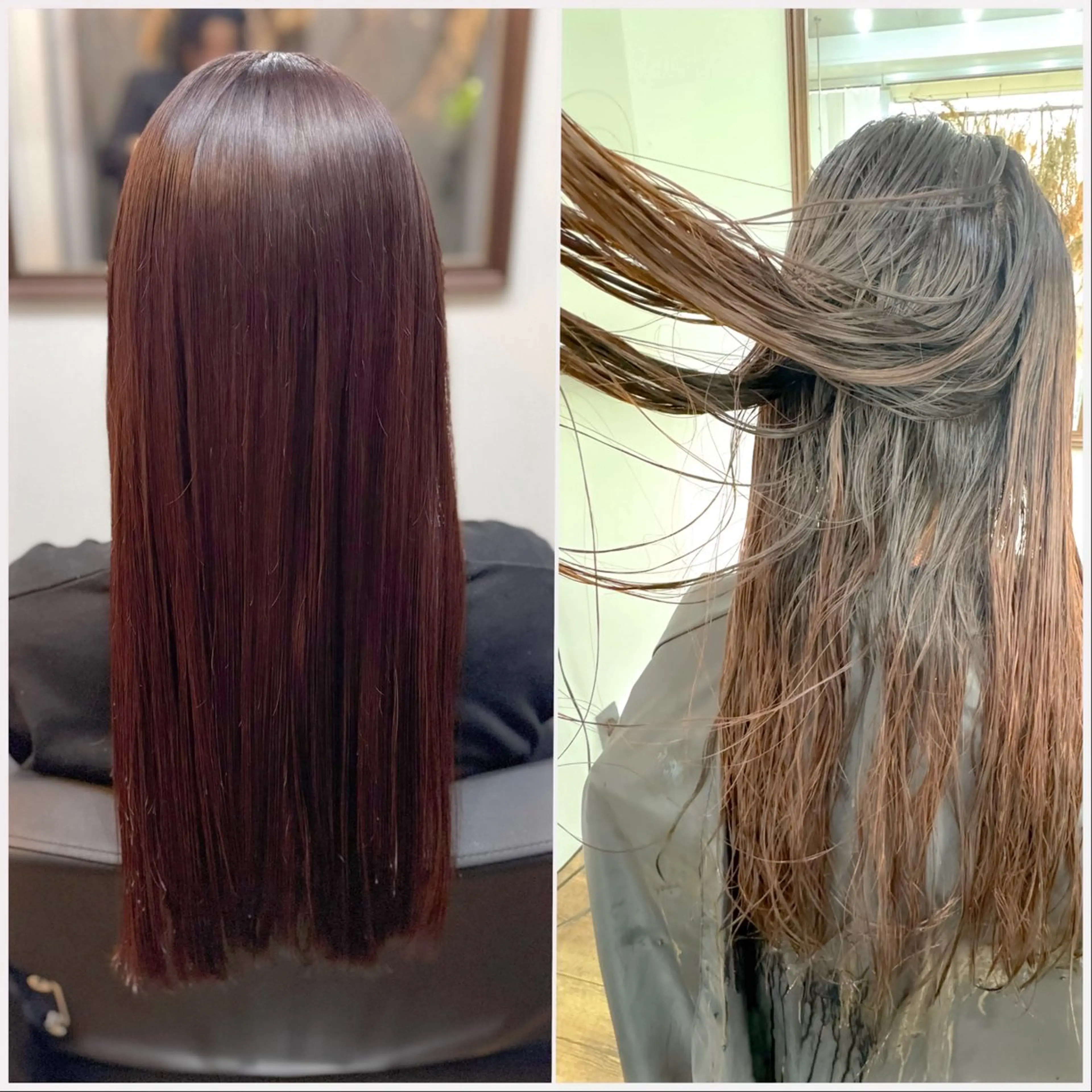 縮毛矯正+カット+カラー+トリートメントの写真