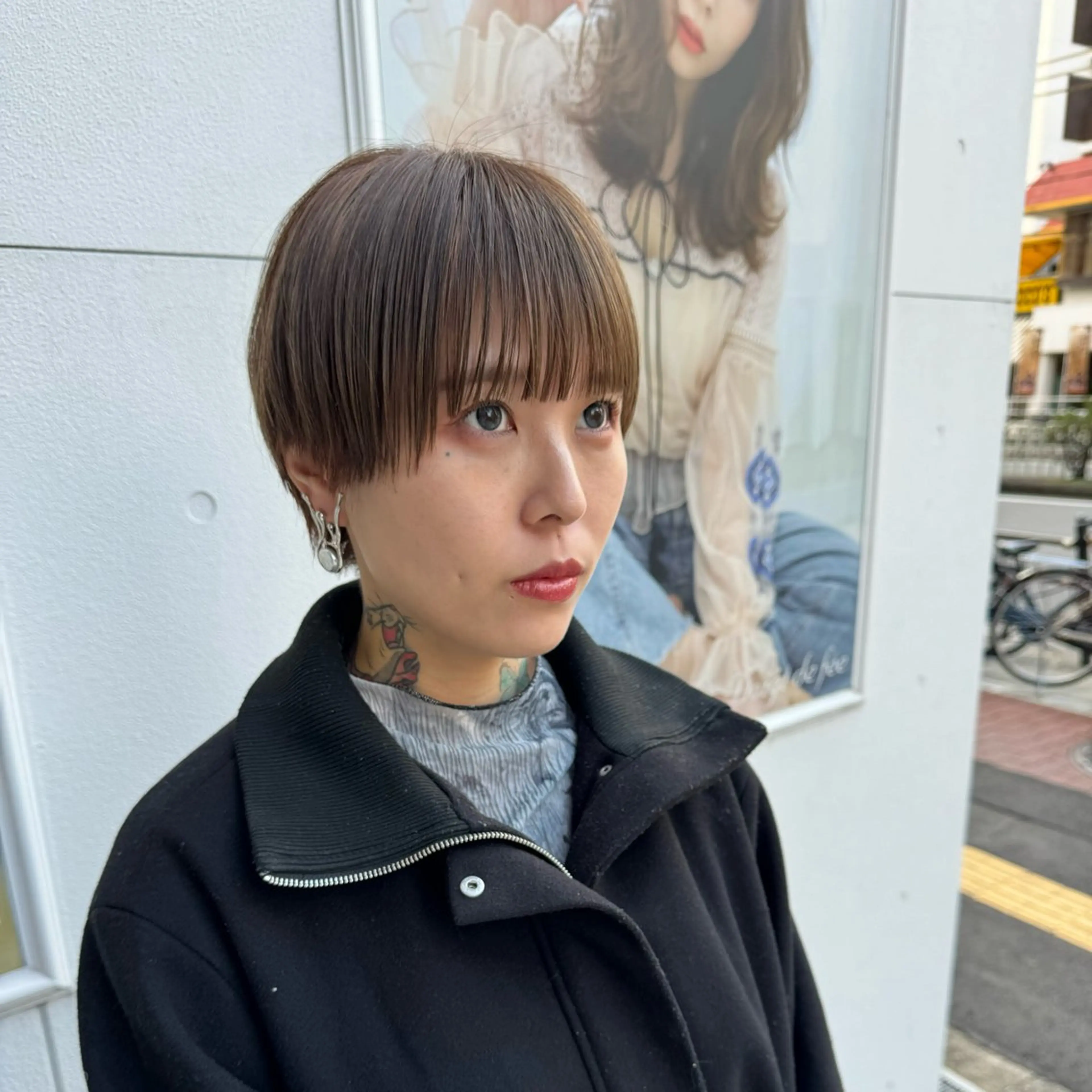 ショート カラー ショート/ボブ パーマ/中原のヘアスタイル