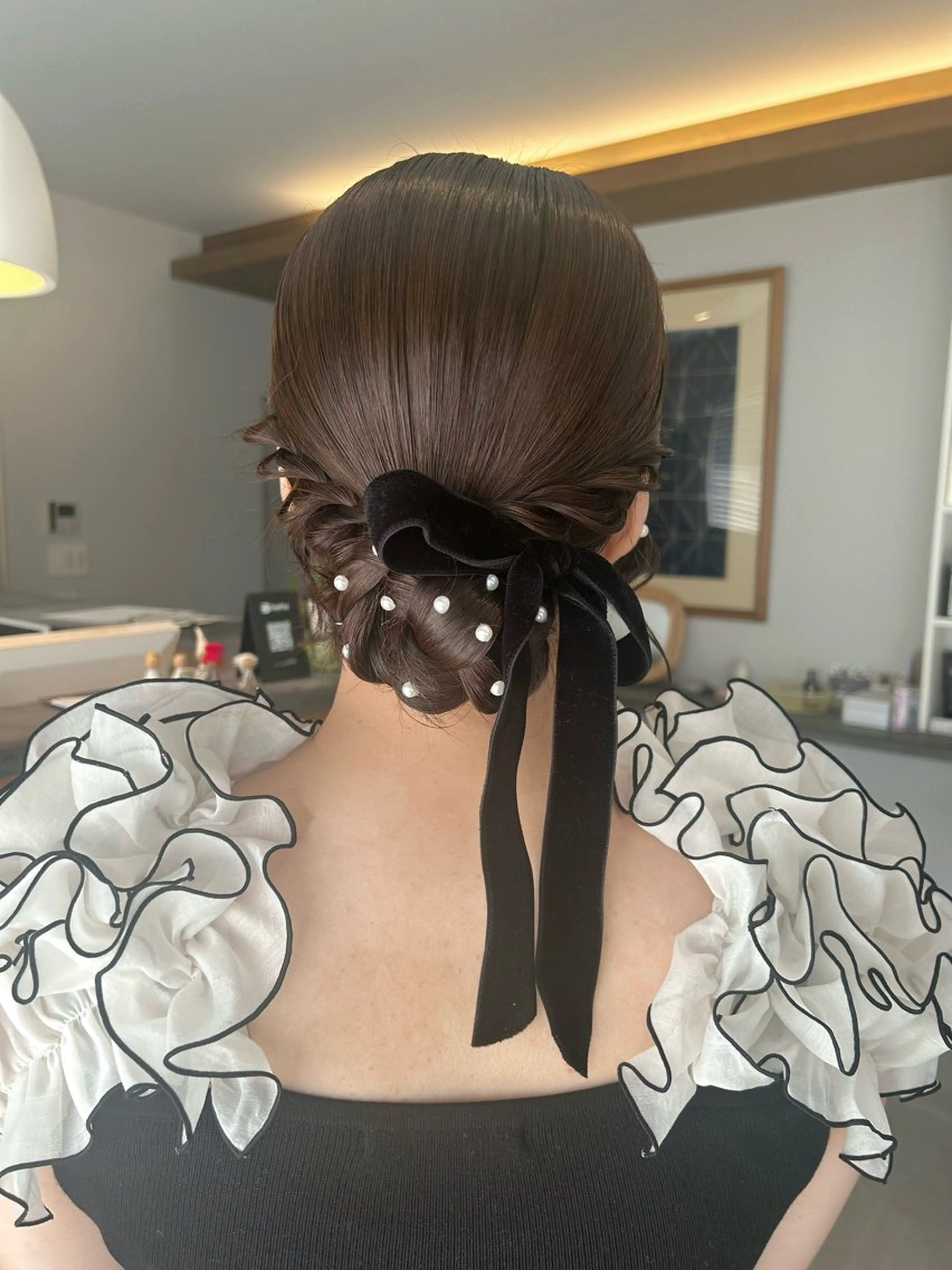 セミロング 小澤 志穂のヘアスタイル