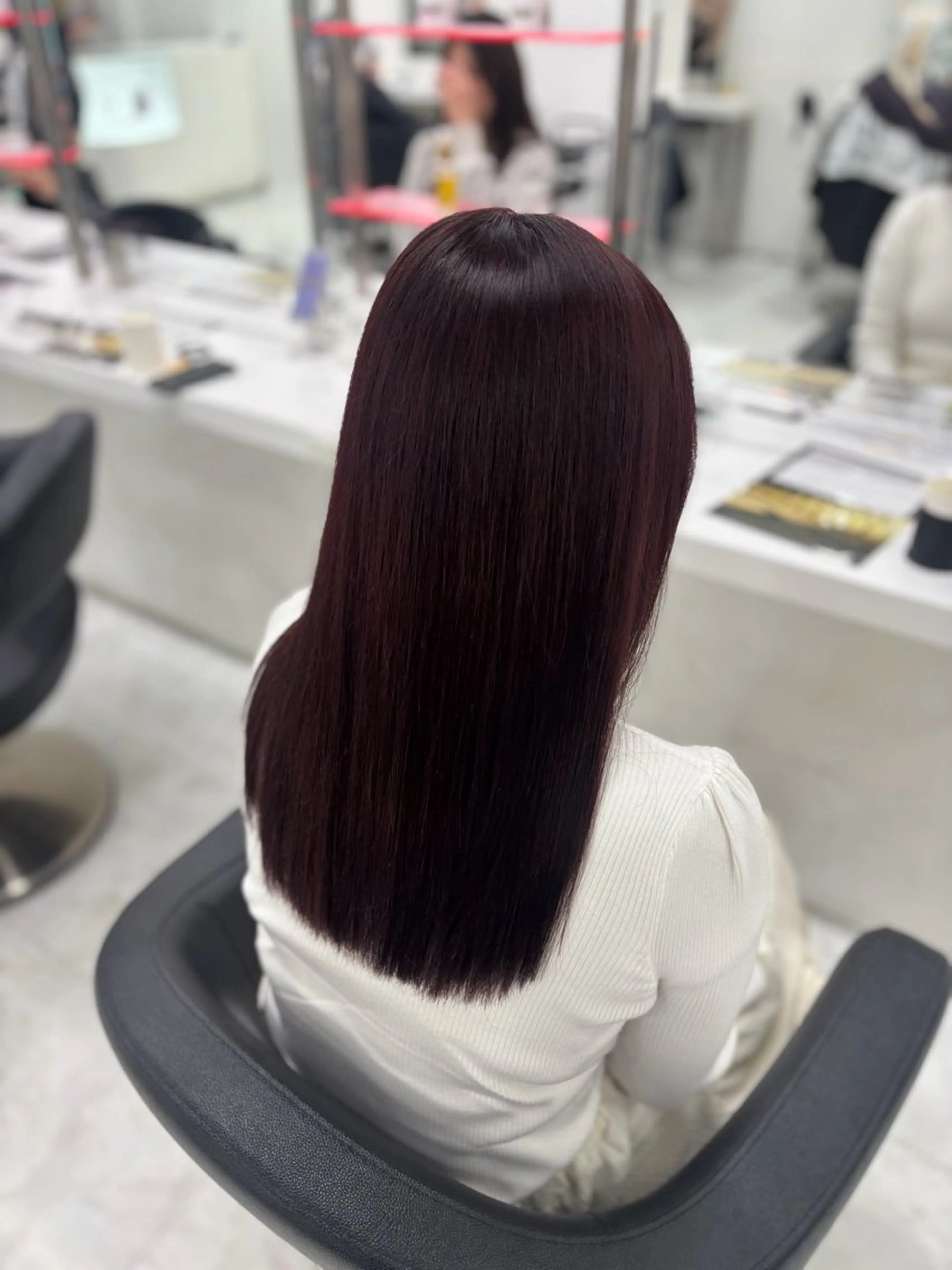 ロング カラー ヘアカラー 韓国トレンドヘア🤍 Chima🤍のヘアスタイル