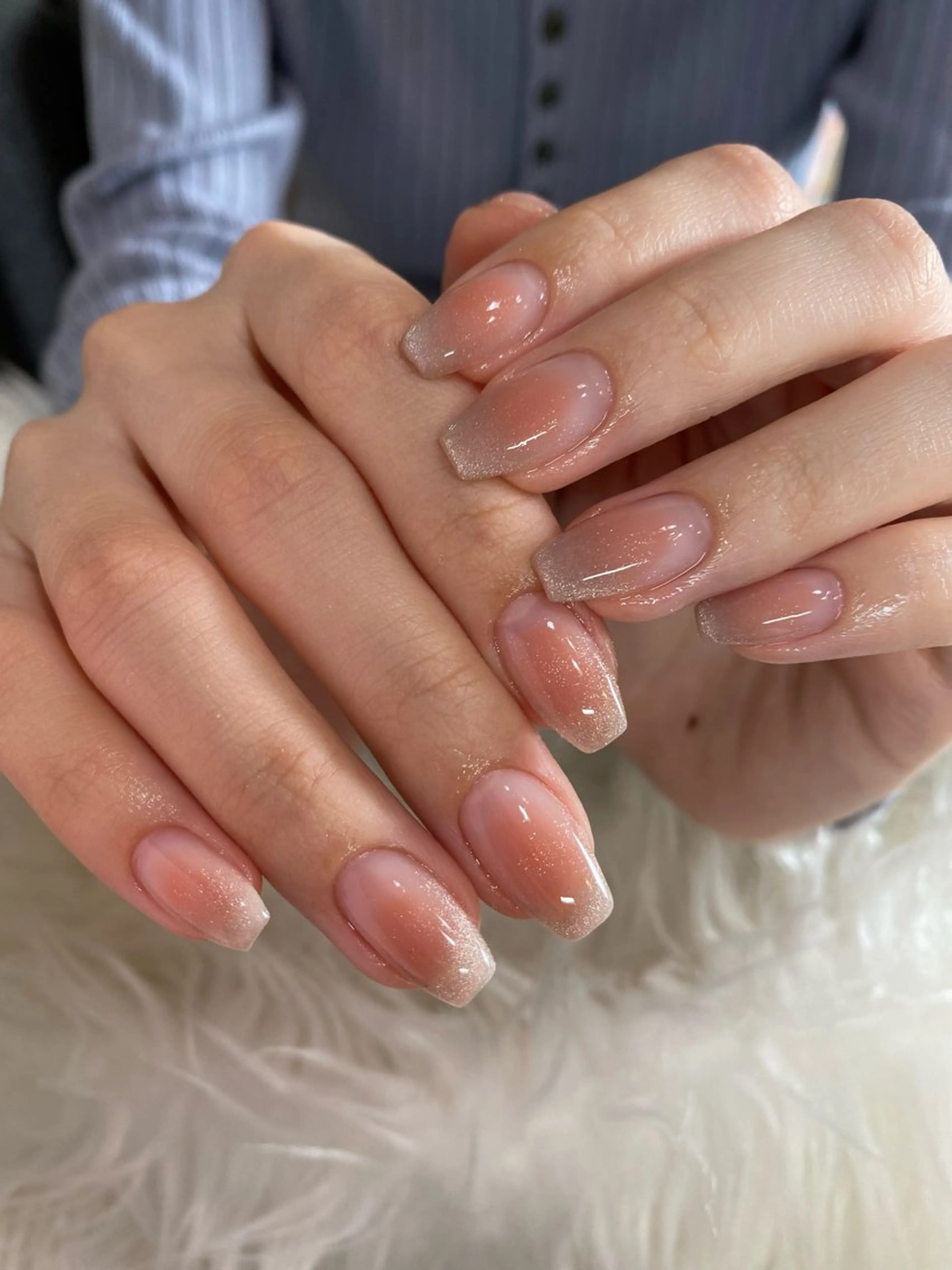 ネイル チークネイル crystal ⭐︎ colorのネイルデザイン