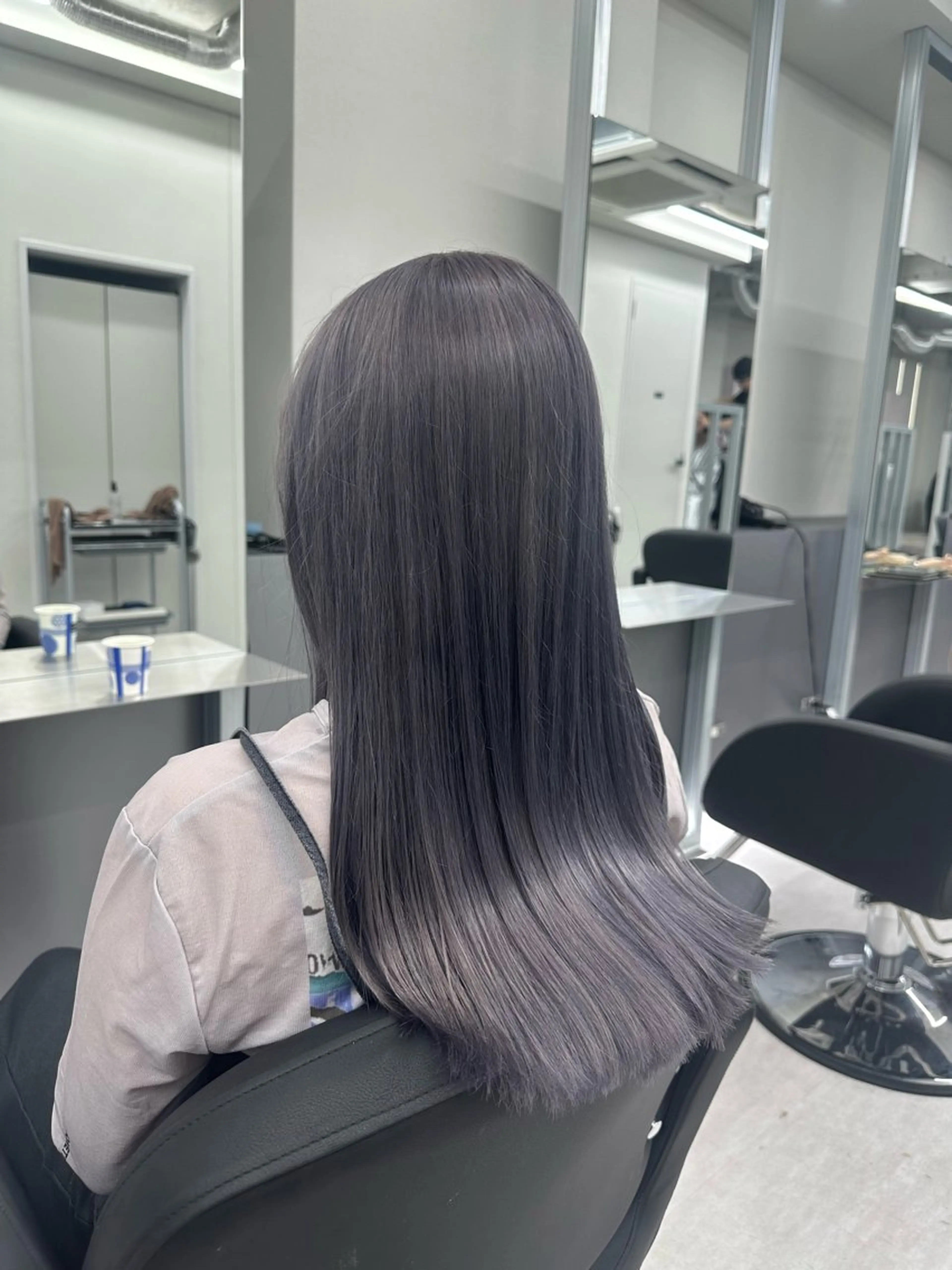 ロング タケ透明感カラー No.1赤み消し職人のヘアスタイル