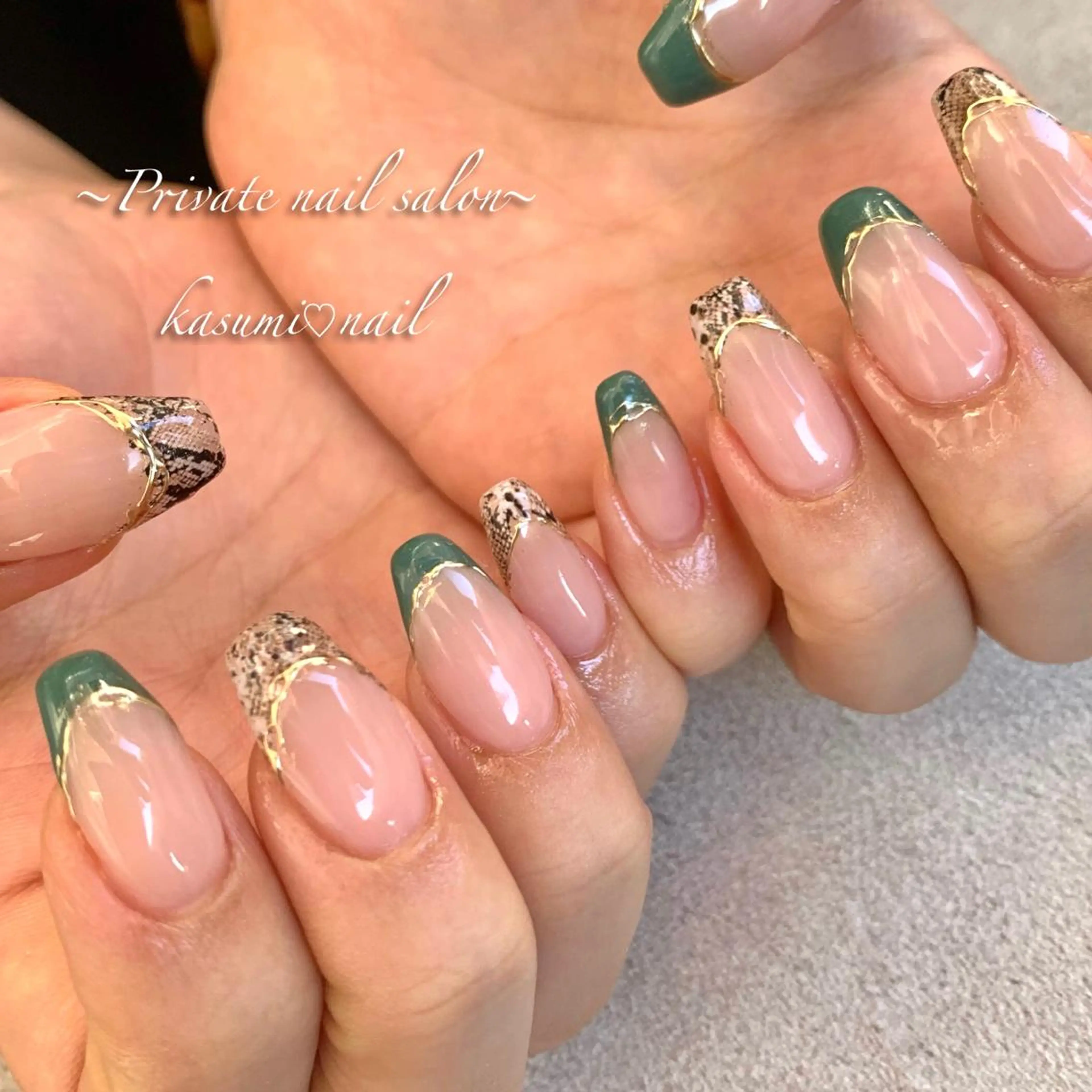 ネイル アートネイル ラメ(グリッター) マグネットネイル ミラーネイル ニュアンスネイル KASUMI♡ Nailのネイルデザイン