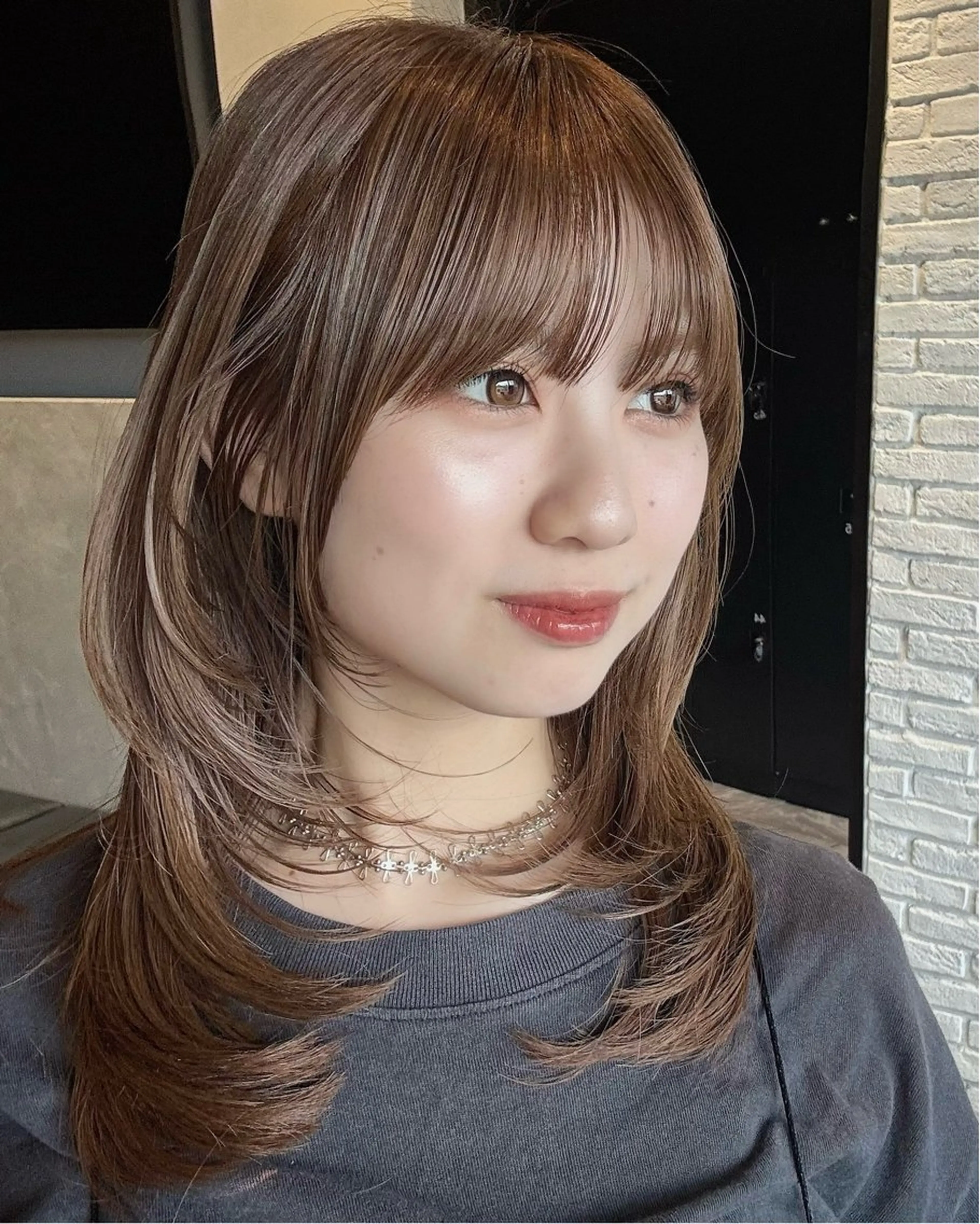 ショート カラー レイヤー🩰顔まわり /透明感/kanaのヘアスタイル