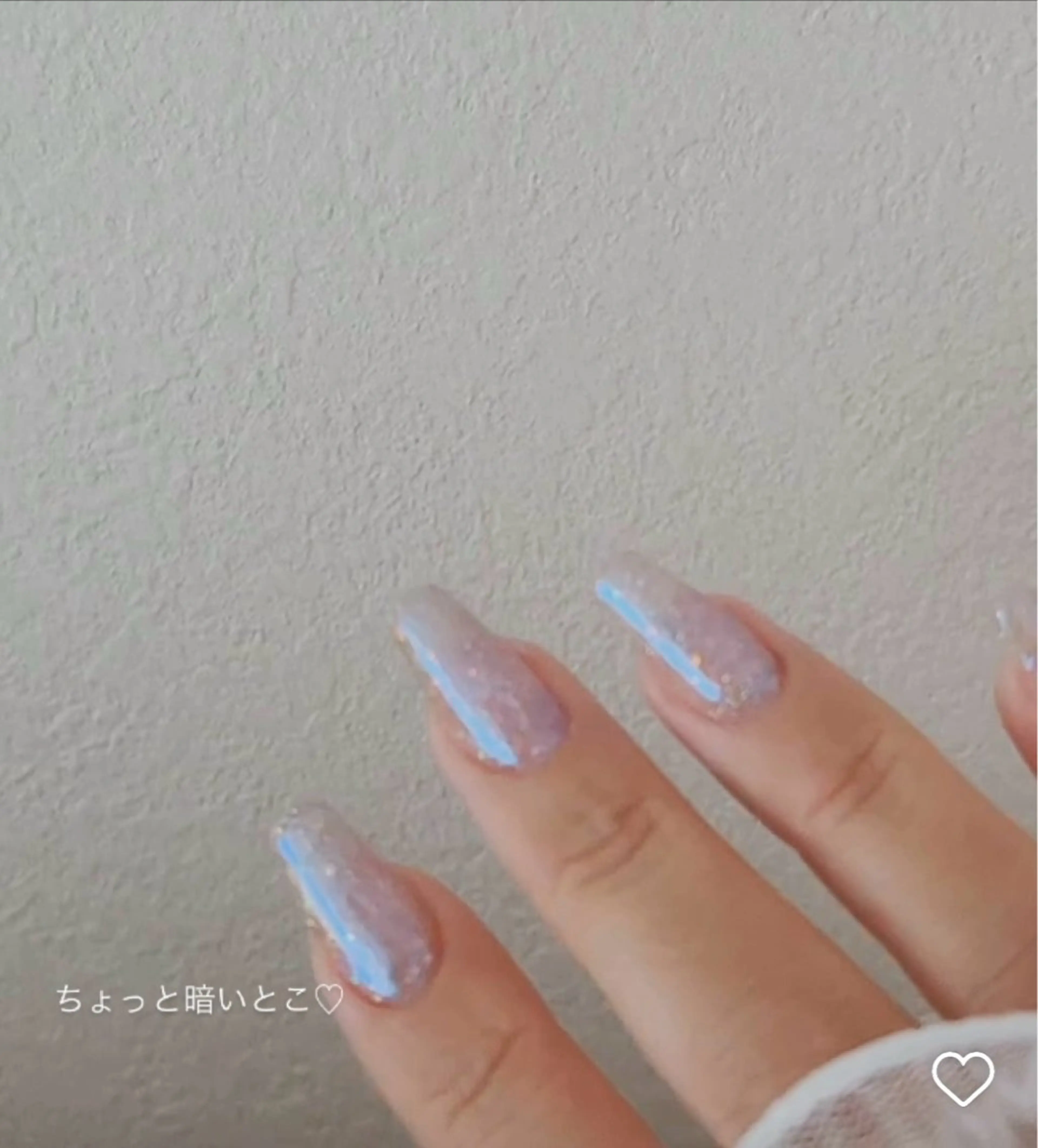 ネイル アートネイル オーロラネイル フラッシュネイル フットネイル 氷ネイル・うるうるネイル 大村 紬華のネイルデザイン