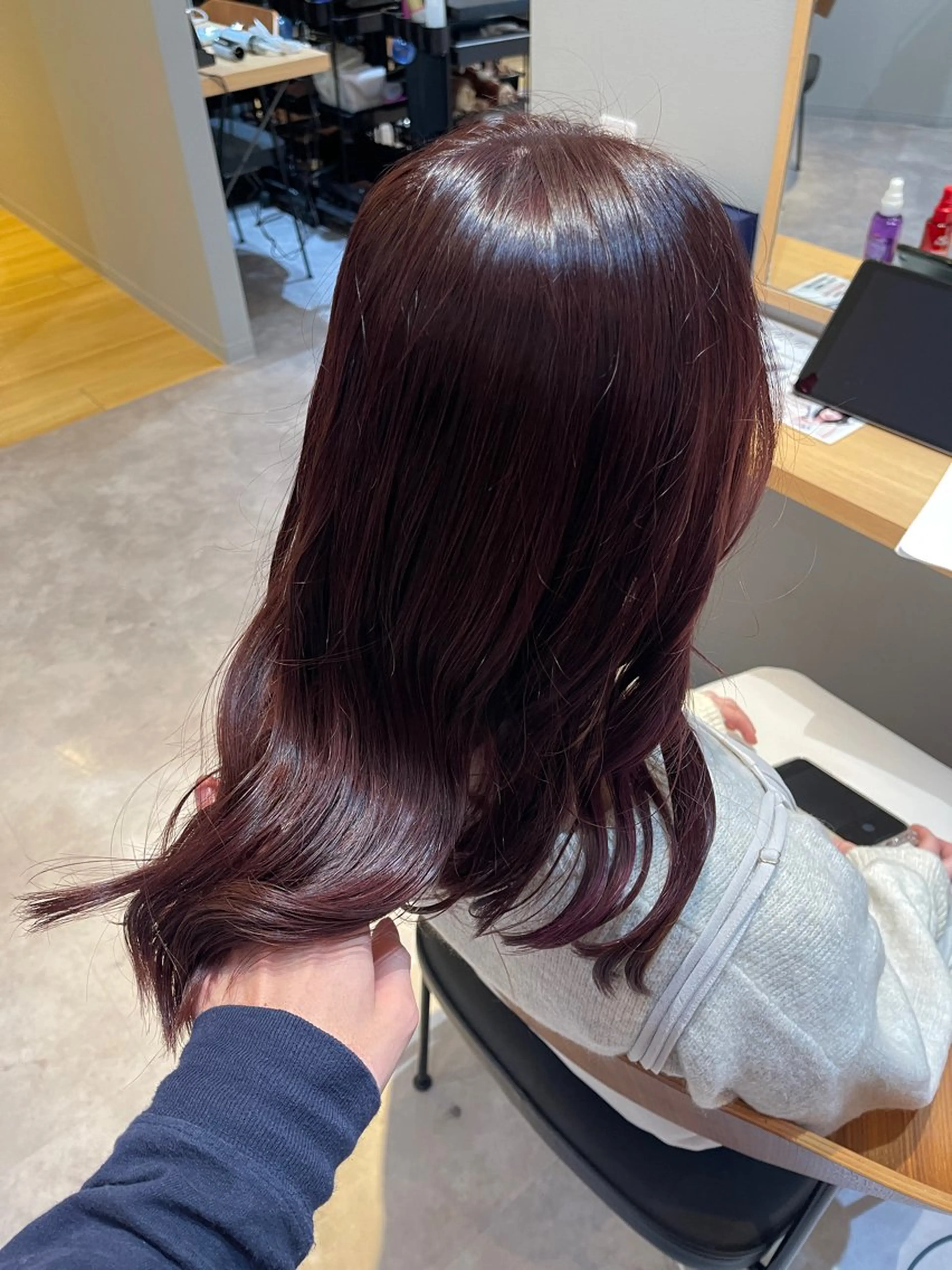 カラー GIEN Nu+ 中谷 翔のヘアスタイル