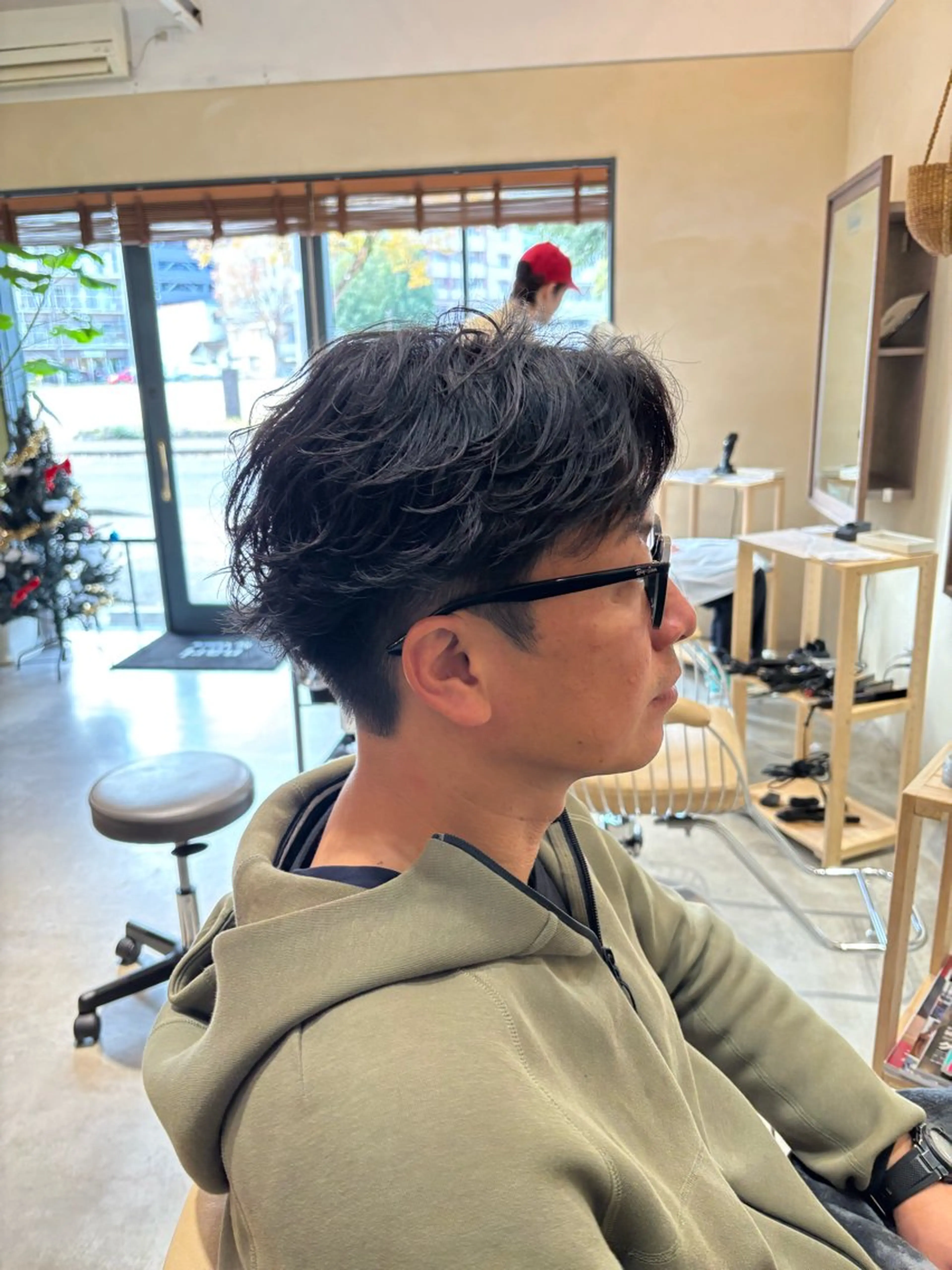 ショート メンズ カット パーマ 鹿児島 TSUBASAのヘアスタイル