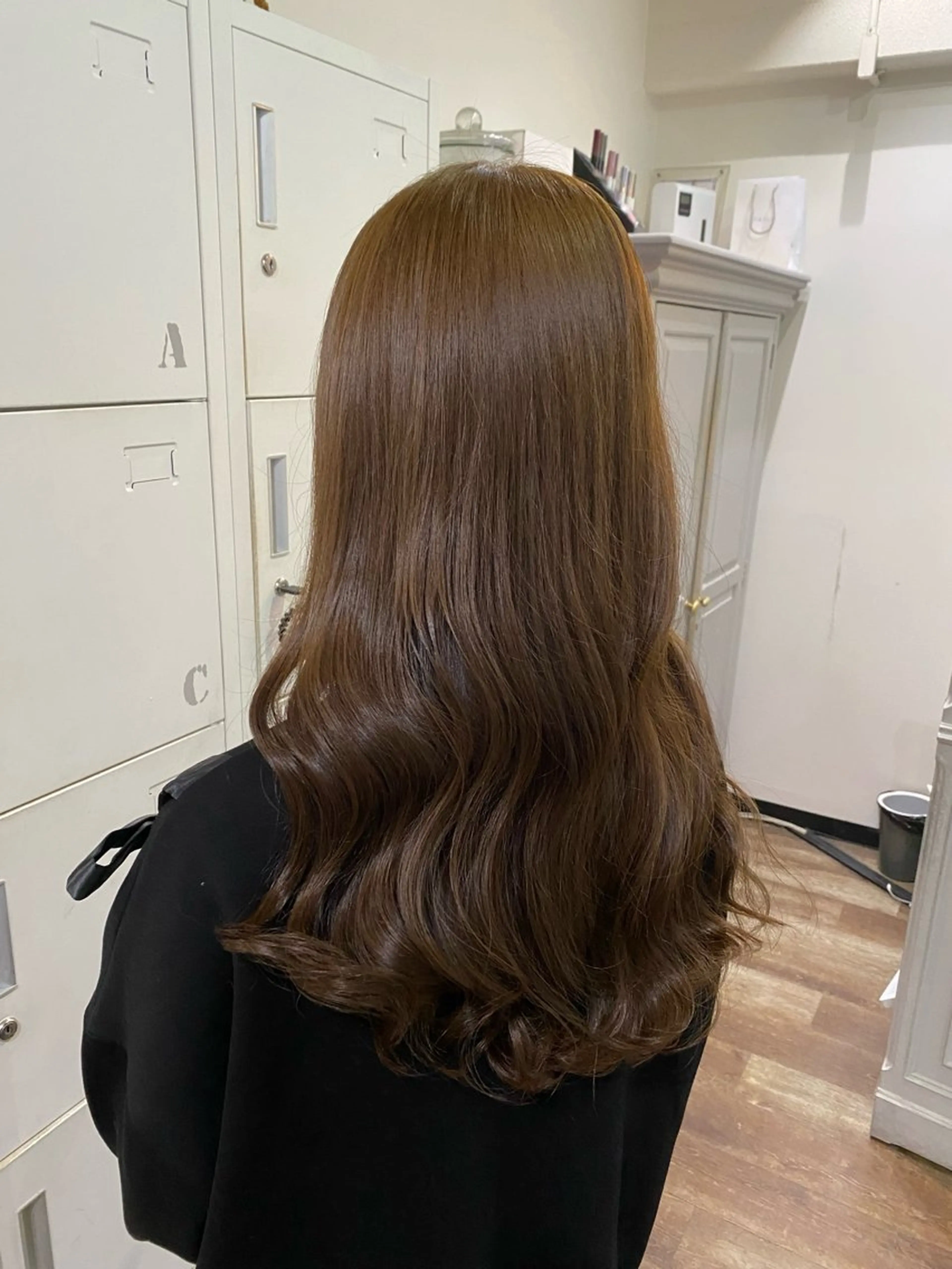 ロング カラー ベージュカラー 透明感カラー オリーブベージュ ヘアカラー トリートメント mio♡ベージュ特化 🎀透明感カラーのヘアスタイル
