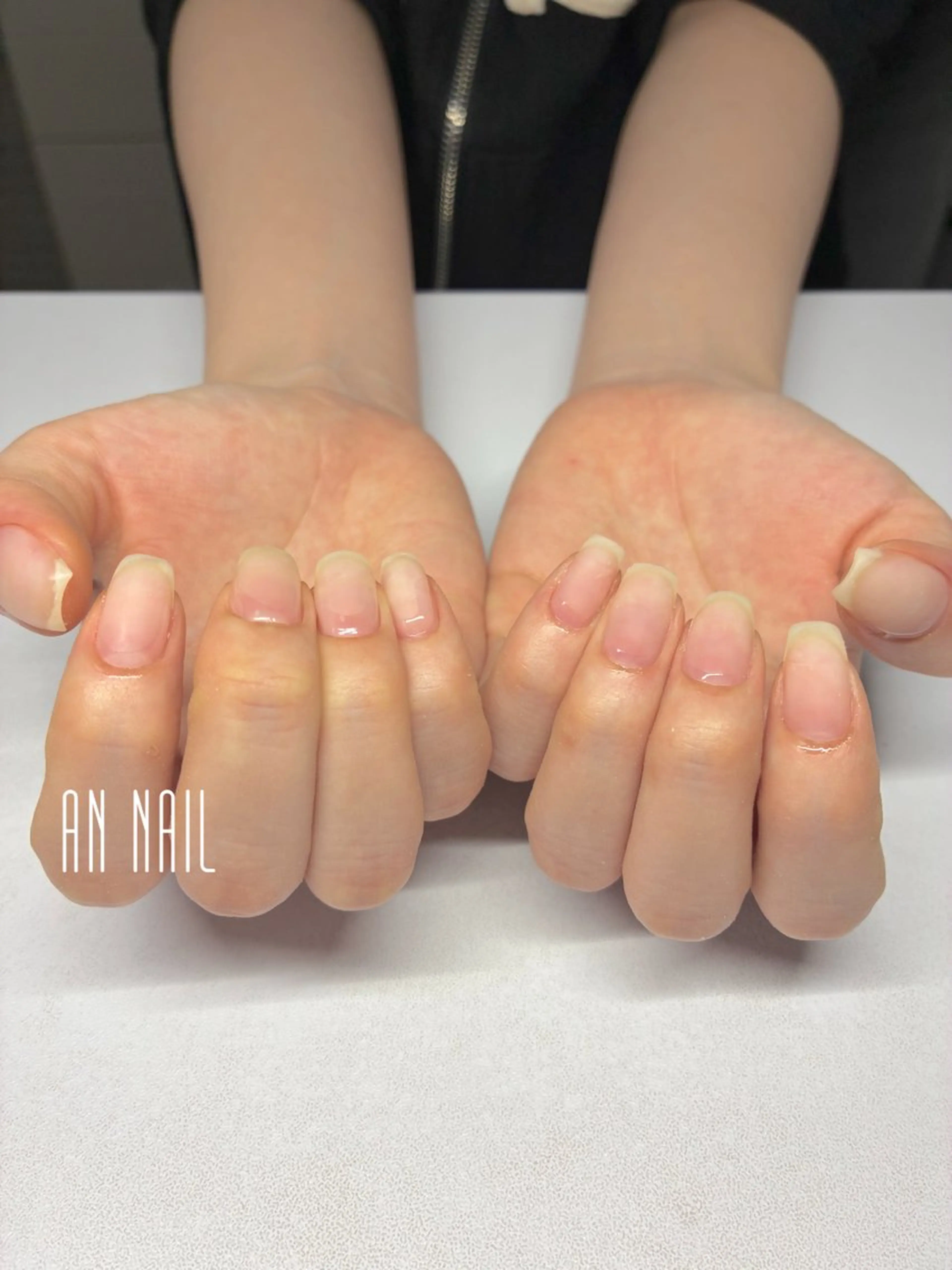 ネイル クリアネイル ハンドネイル AN Nailのネイルデザイン