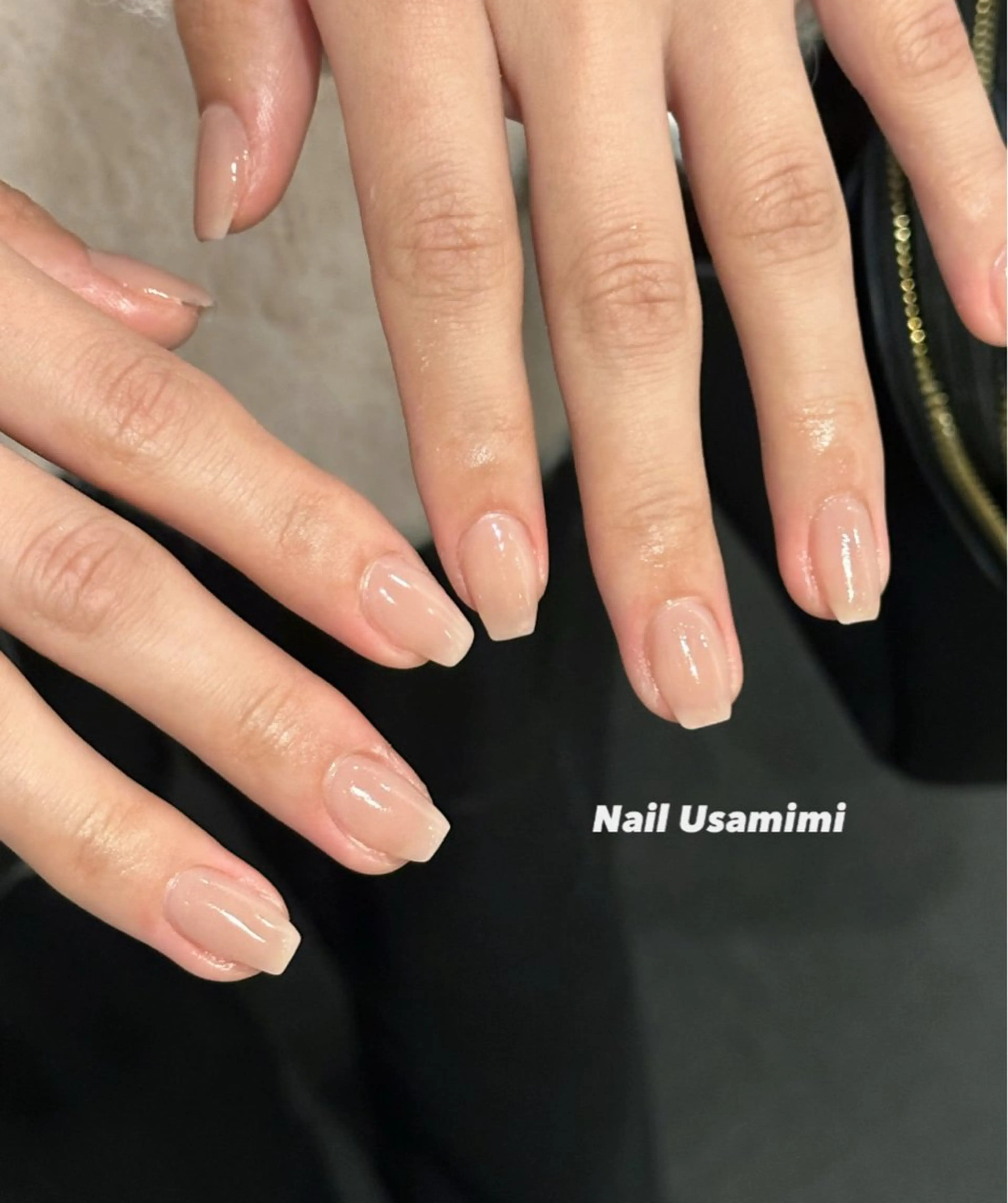 ネイル ピンク 春ネイル ワンホンネイル ハンドネイル 本町NailUsaM imi MOMOKAのネイルデザイン