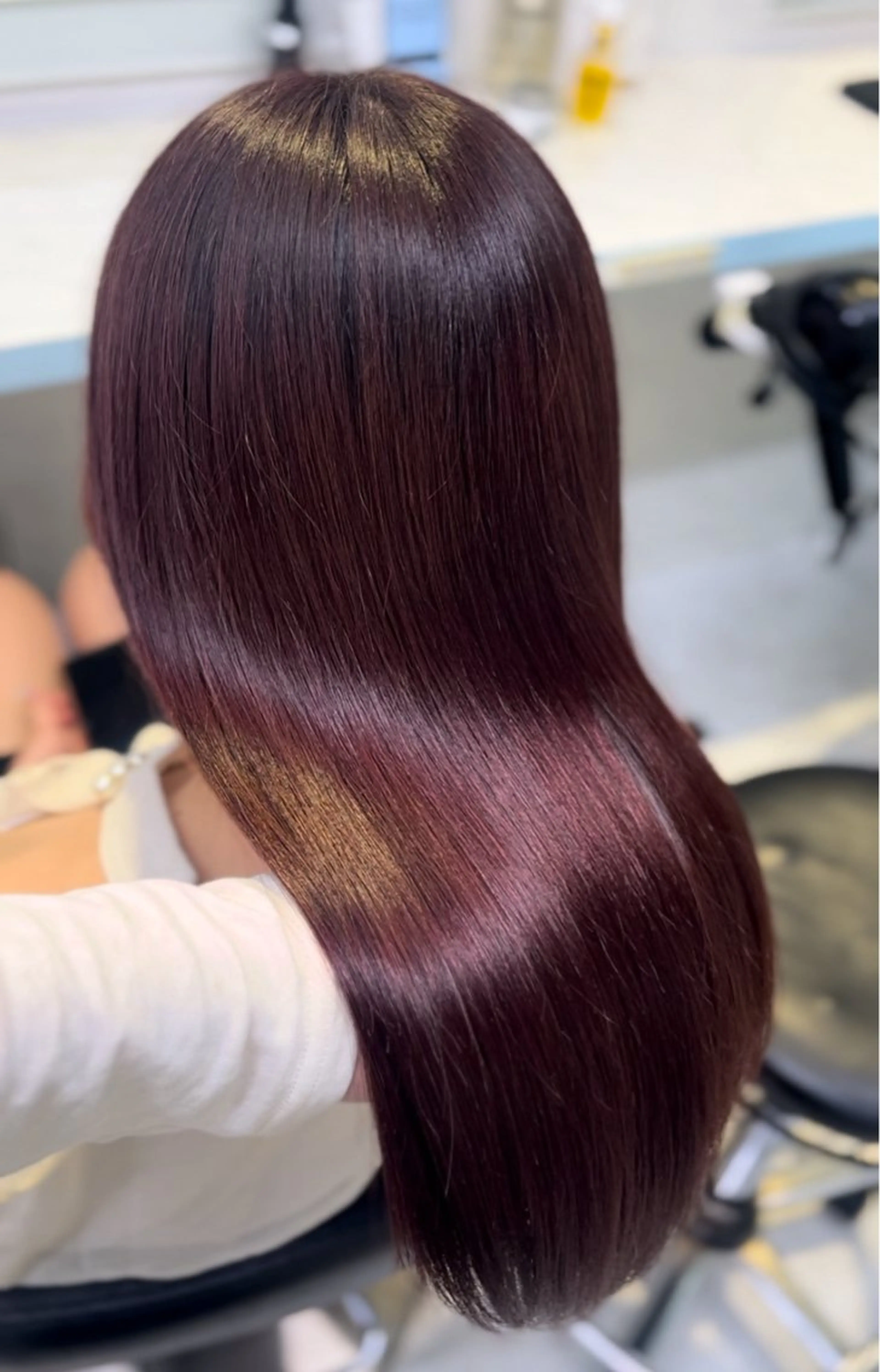 ロング カット ヘアカラー トリートメント ヘアセット NANA💓韓国ヘア /レイヤー/暖色💓のヘアスタイル