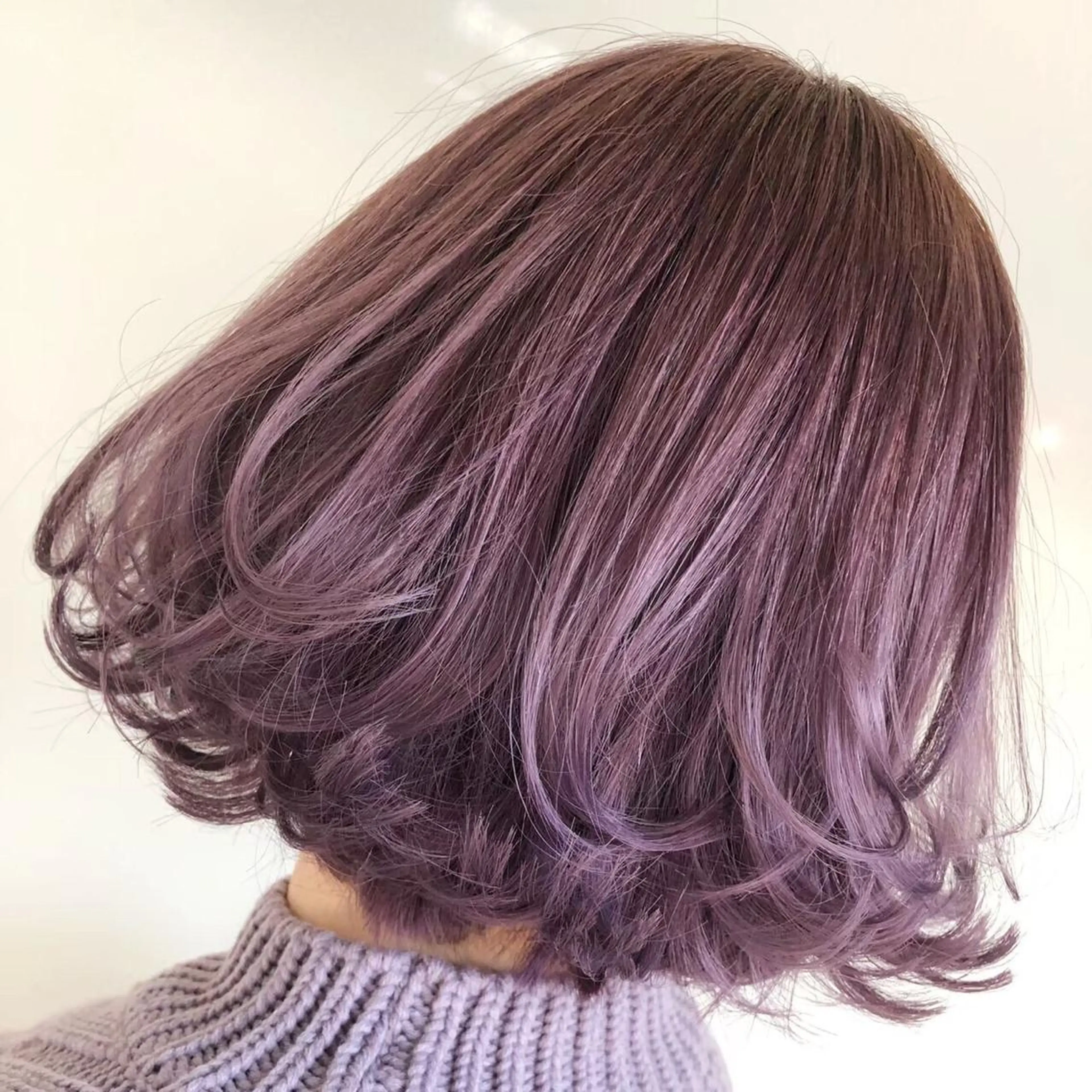 ミディアム カラー ヘアアレンジ ピンクカラー カット ヘアカラー レイヤーカット❤︎ 韓国ヘア❤︎YUKAのヘアスタイル