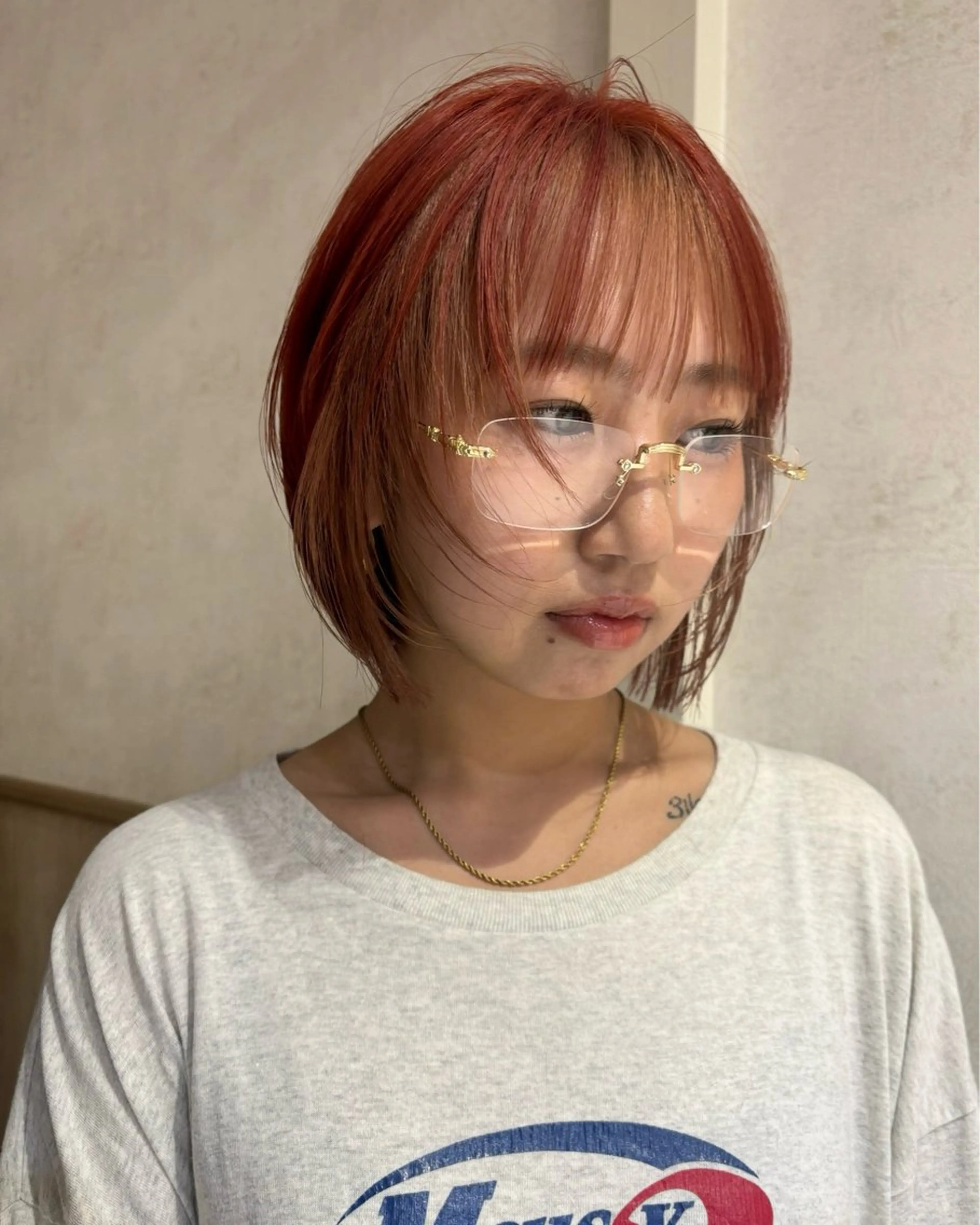 ミディアム ヘアカラー izumi/ ボブ/パーマのヘアスタイル