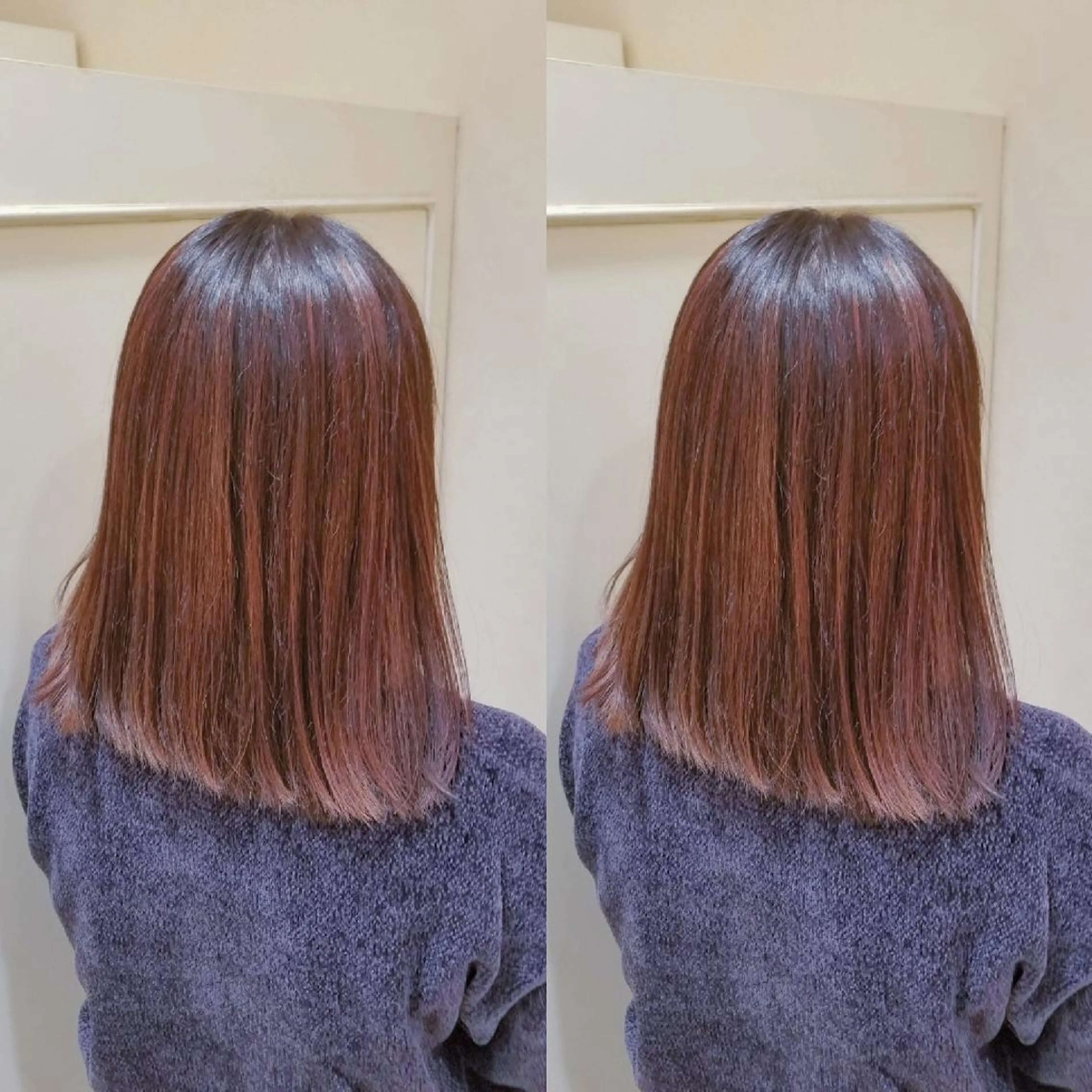 ミディアム カラー ハイライトカラー イルミナカラー ピンクカラー ハイライト ブリーチ・ハイトーン 特化🎉内山のヘアスタイル