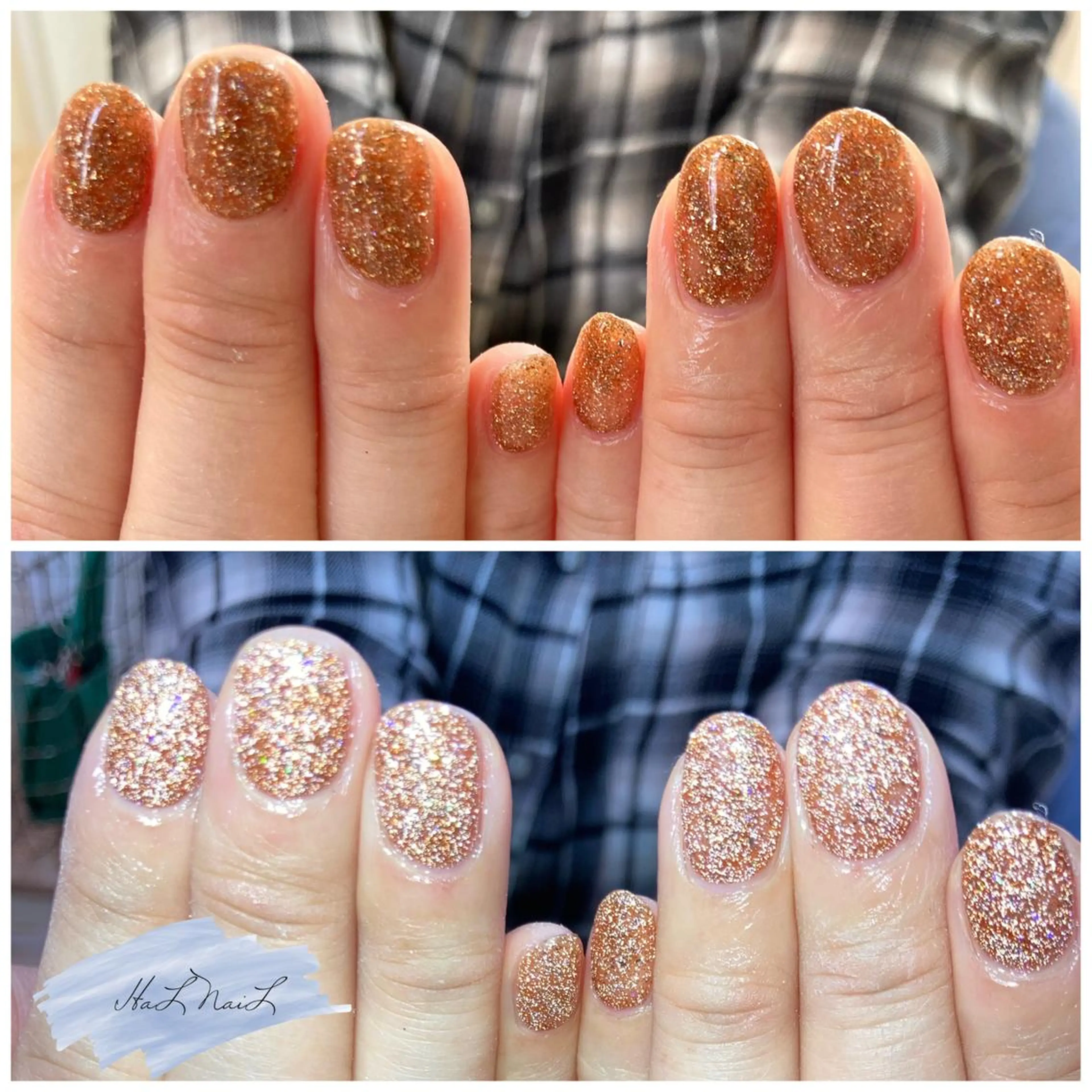 ネイル アートネイル キラキラネイル ワンカラーネイル ハンドネイル HaL NaiLのネイルデザイン