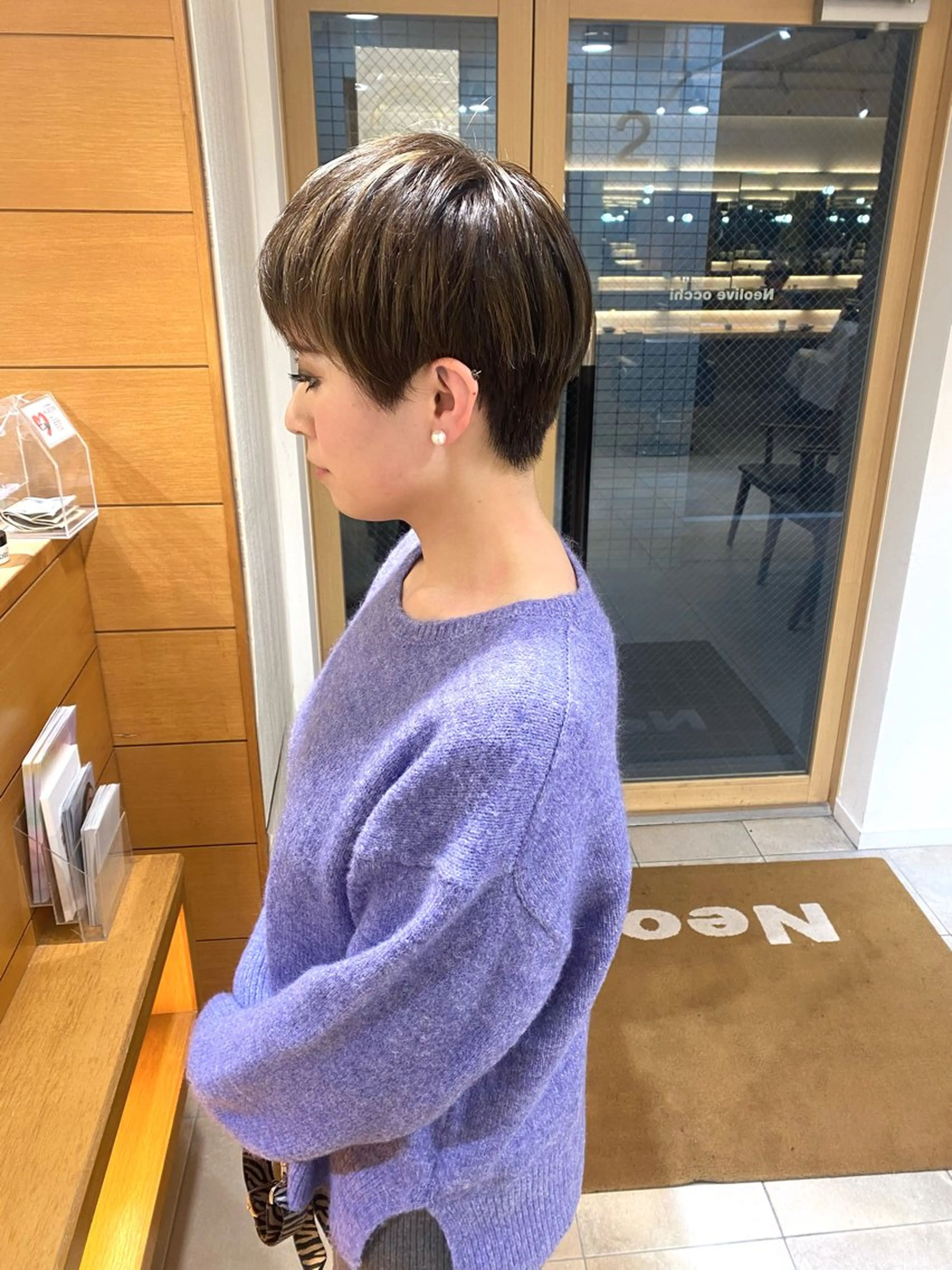 ショート 谷川あかり /ナチュラルパーマのヘアスタイル