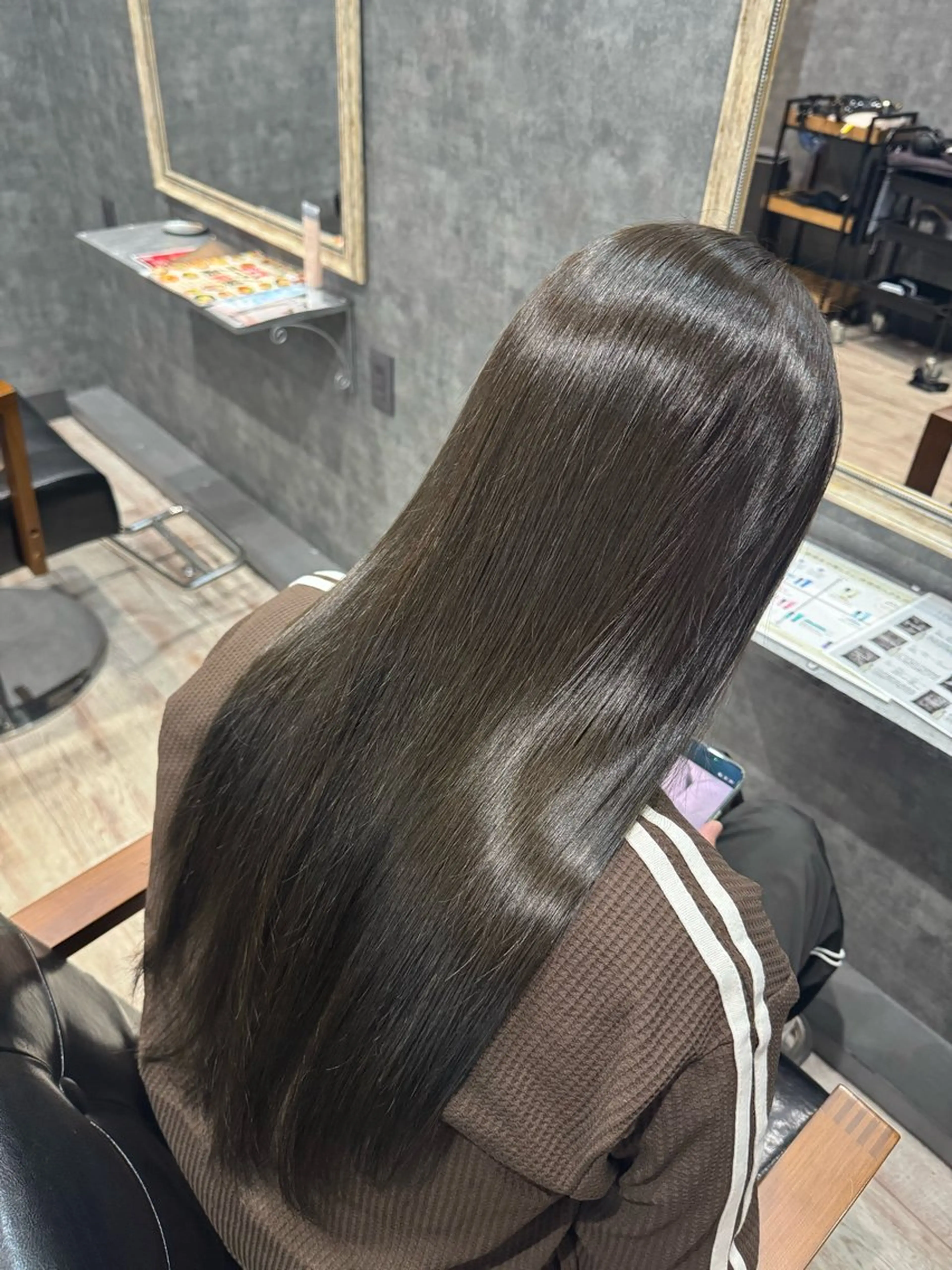 ロング カラー glac 當田のヘアスタイル