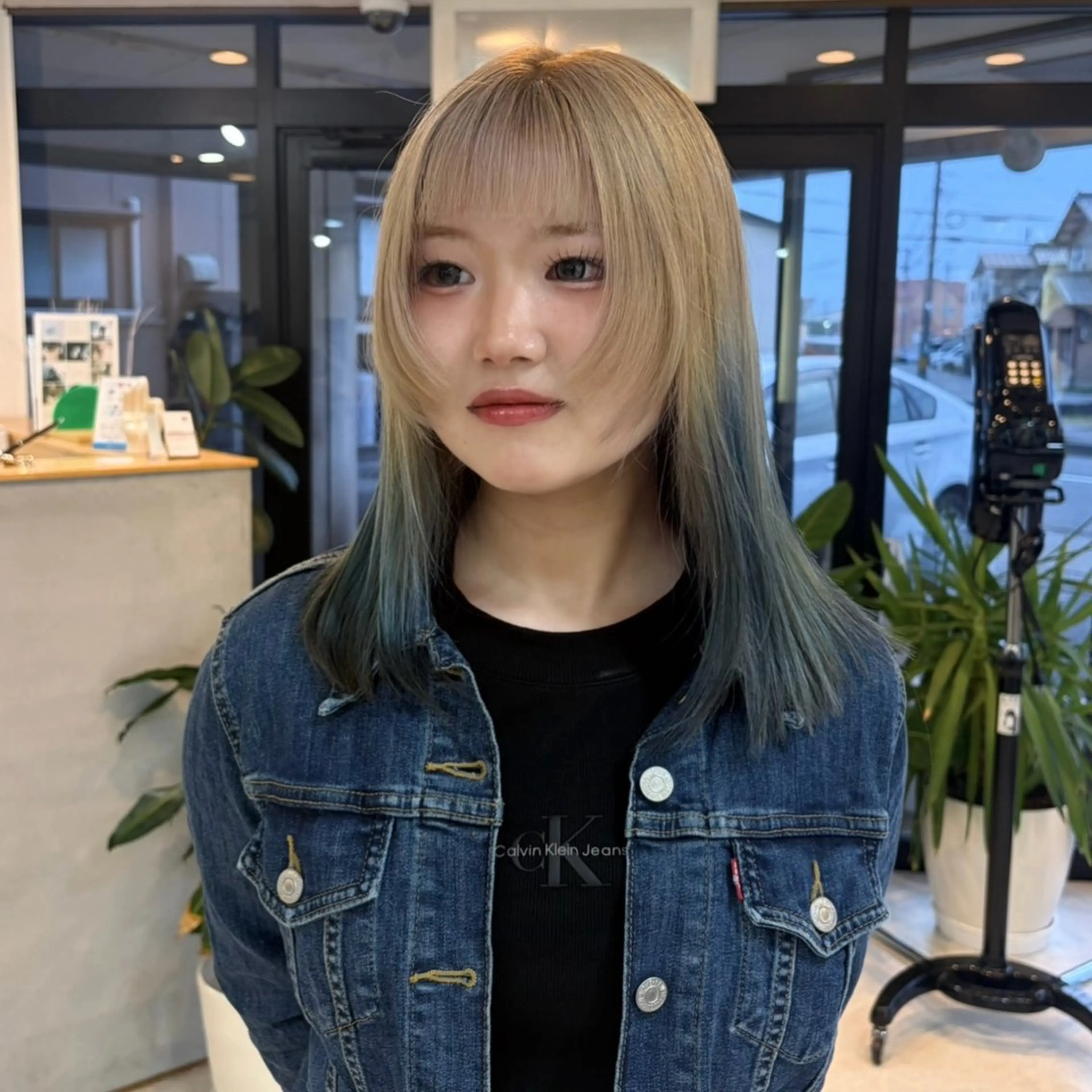 セミロング カラー ヘアカラー ハッシュカット・ハイ レイヤー/kanonのヘアスタイル