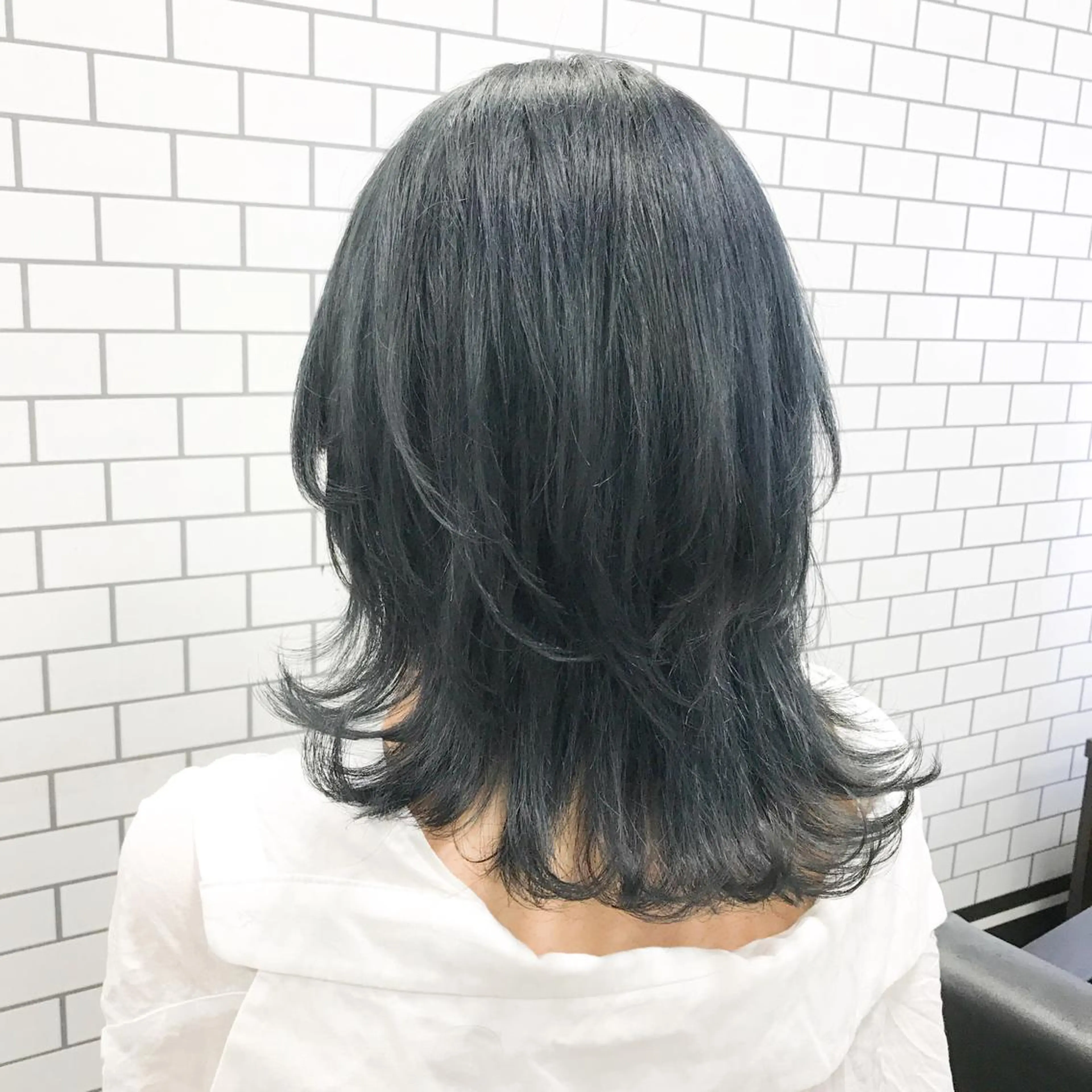 ミディアム GENDER hair &eyeのヘアスタイル