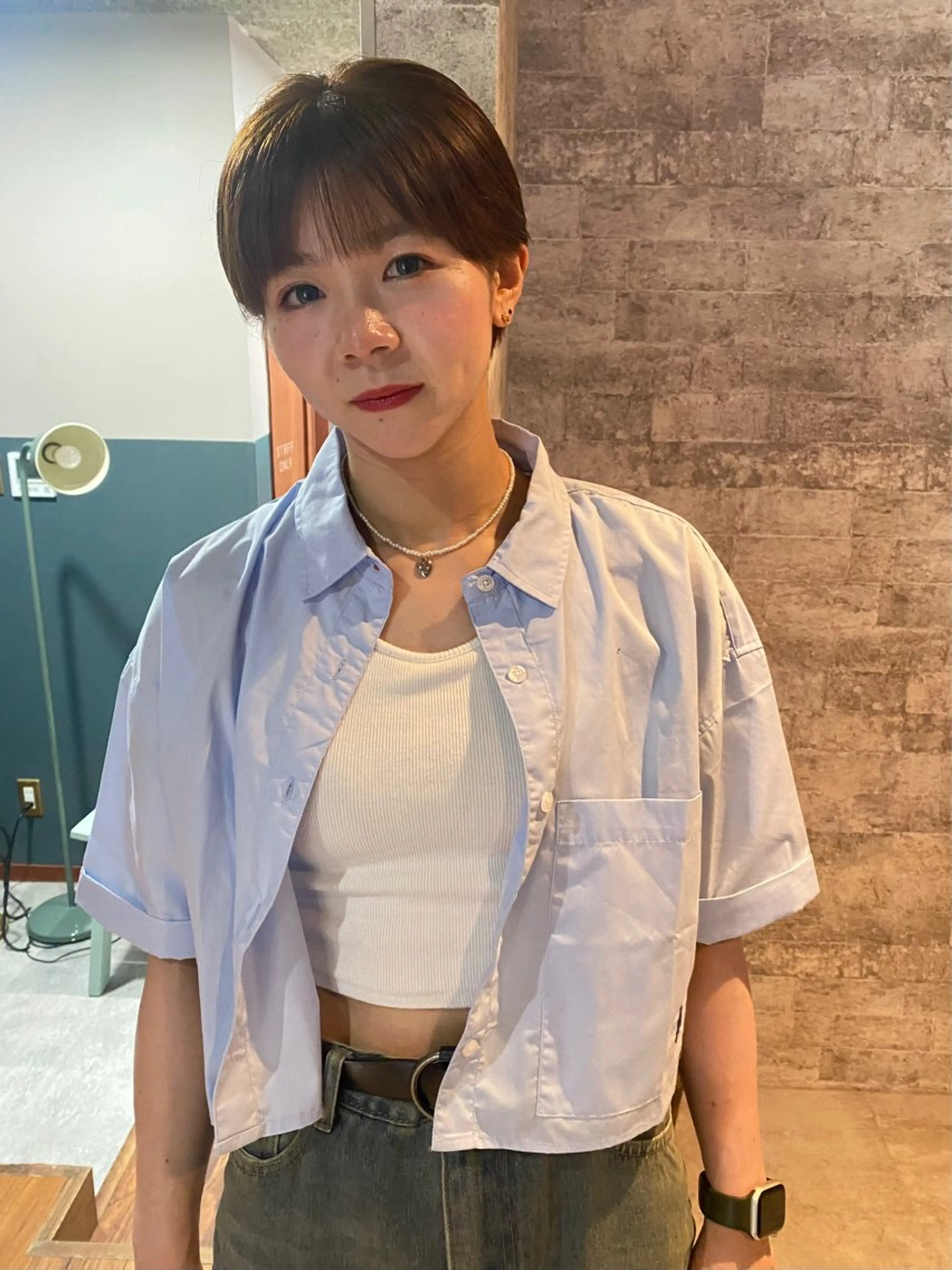 ショート カラー パーマ カット ヘアカラー 縮毛矯正 トリートメント mai / linoah˚✧のヘアスタイル