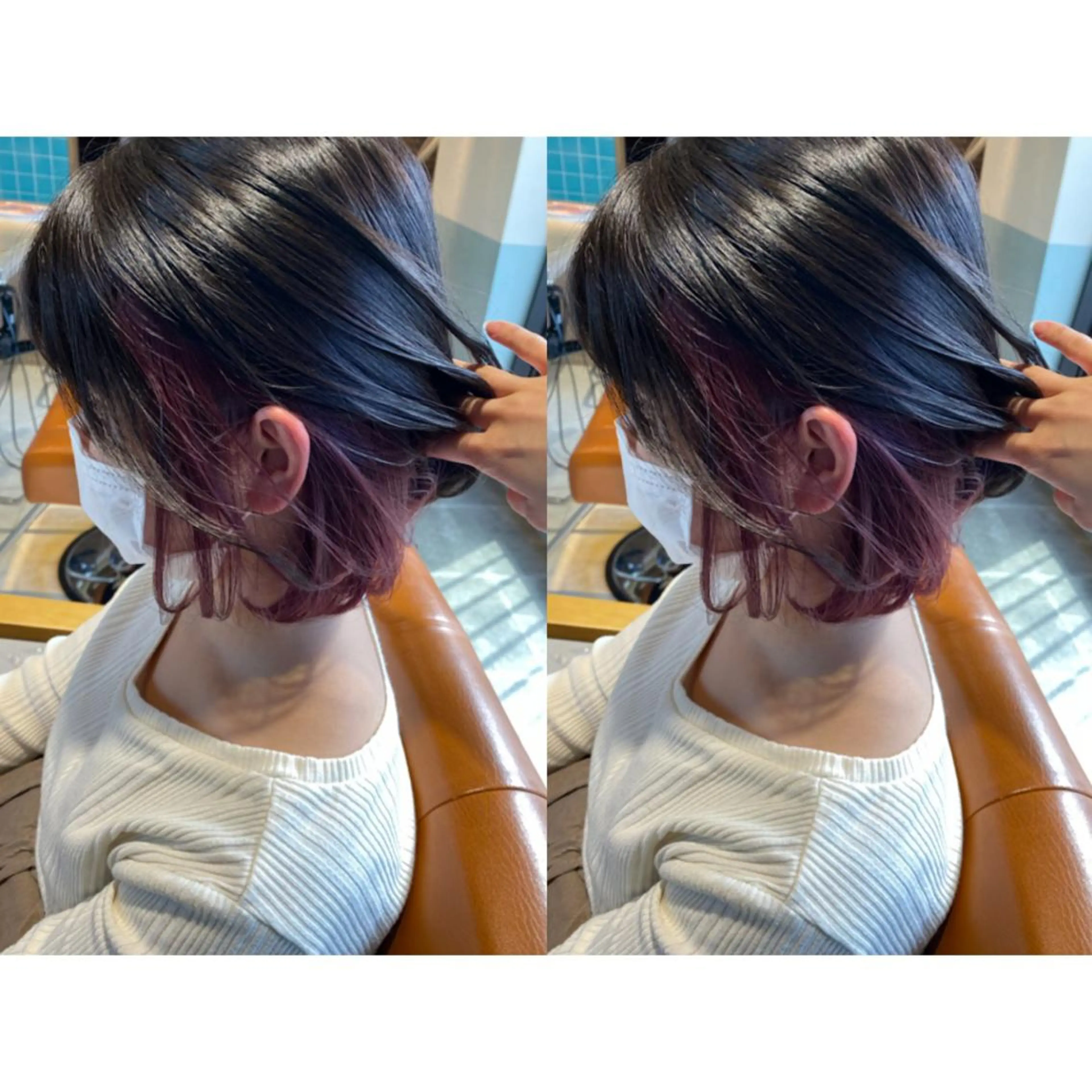 カラー ピンクカラー 🐻結んで可愛い hair EMI🐻のヘアスタイル