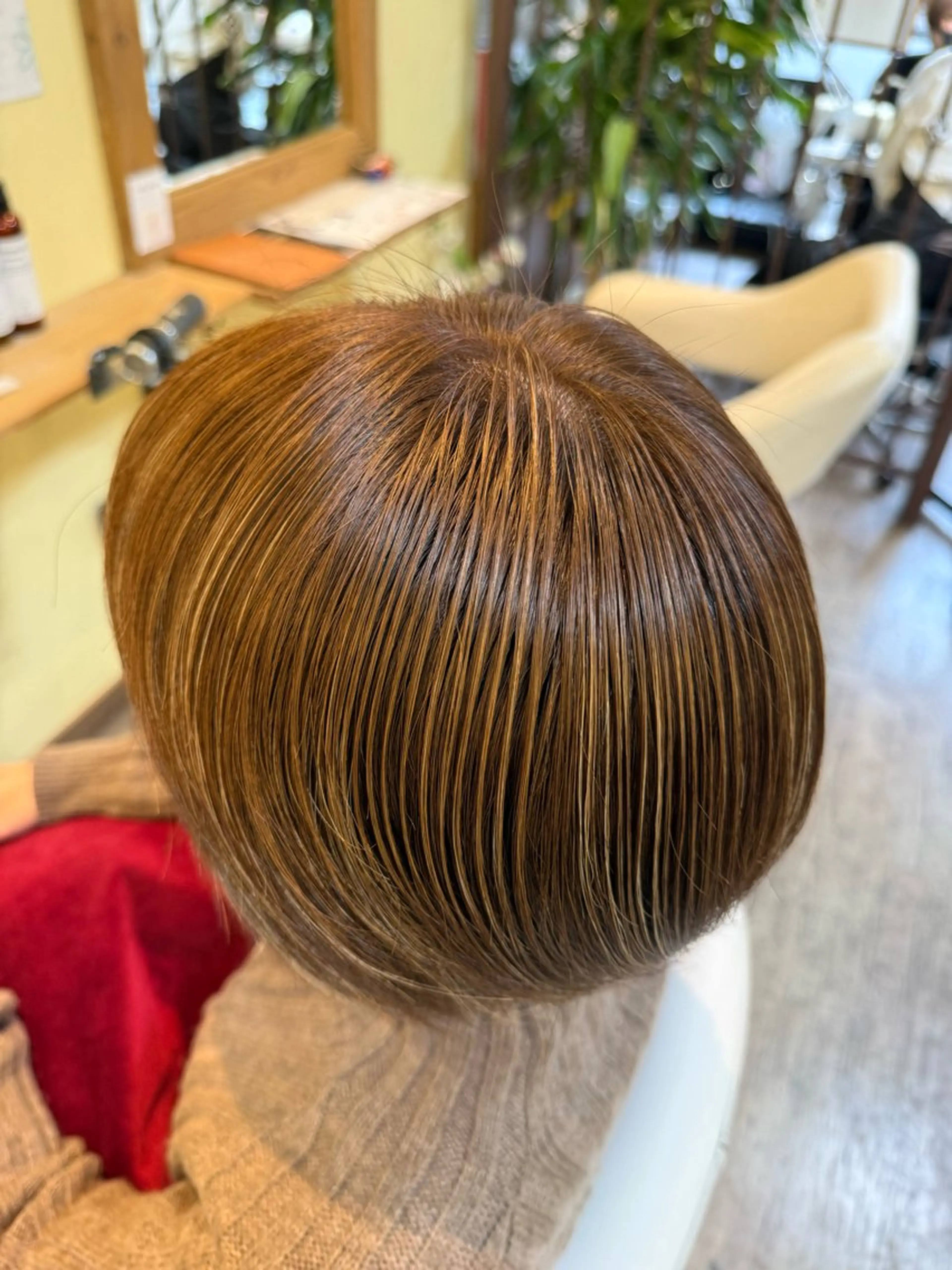 カラー ヘアカラー トリートメント ヘッドスパ 神戸 七彩のヘアスタイル