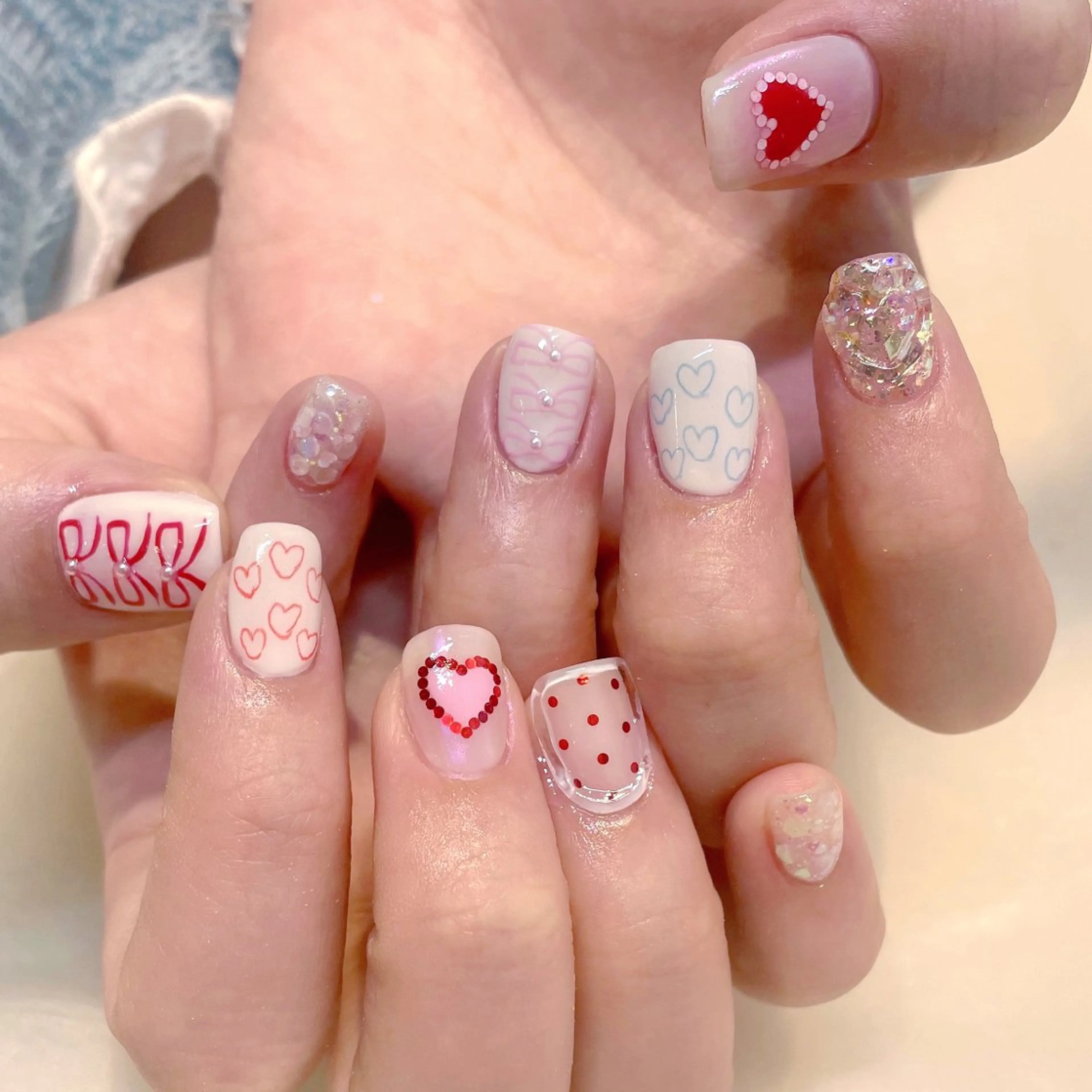 ネイル ハンドネイル 新井 ひなののネイルデザイン