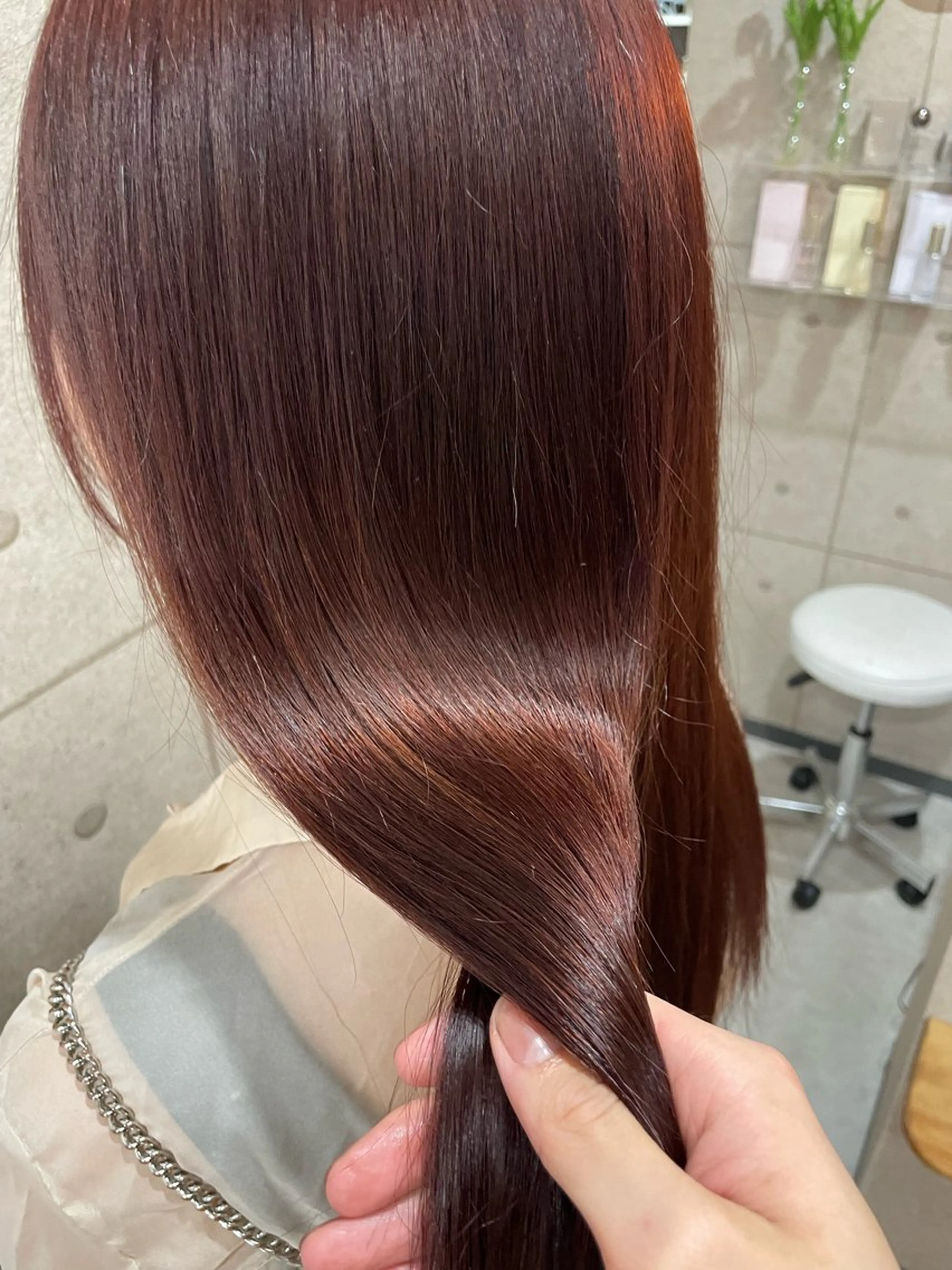 【人気No.2❄髪質改善カラーコース】カット＋ワンカラー＋髪質改善トリートメントの写真