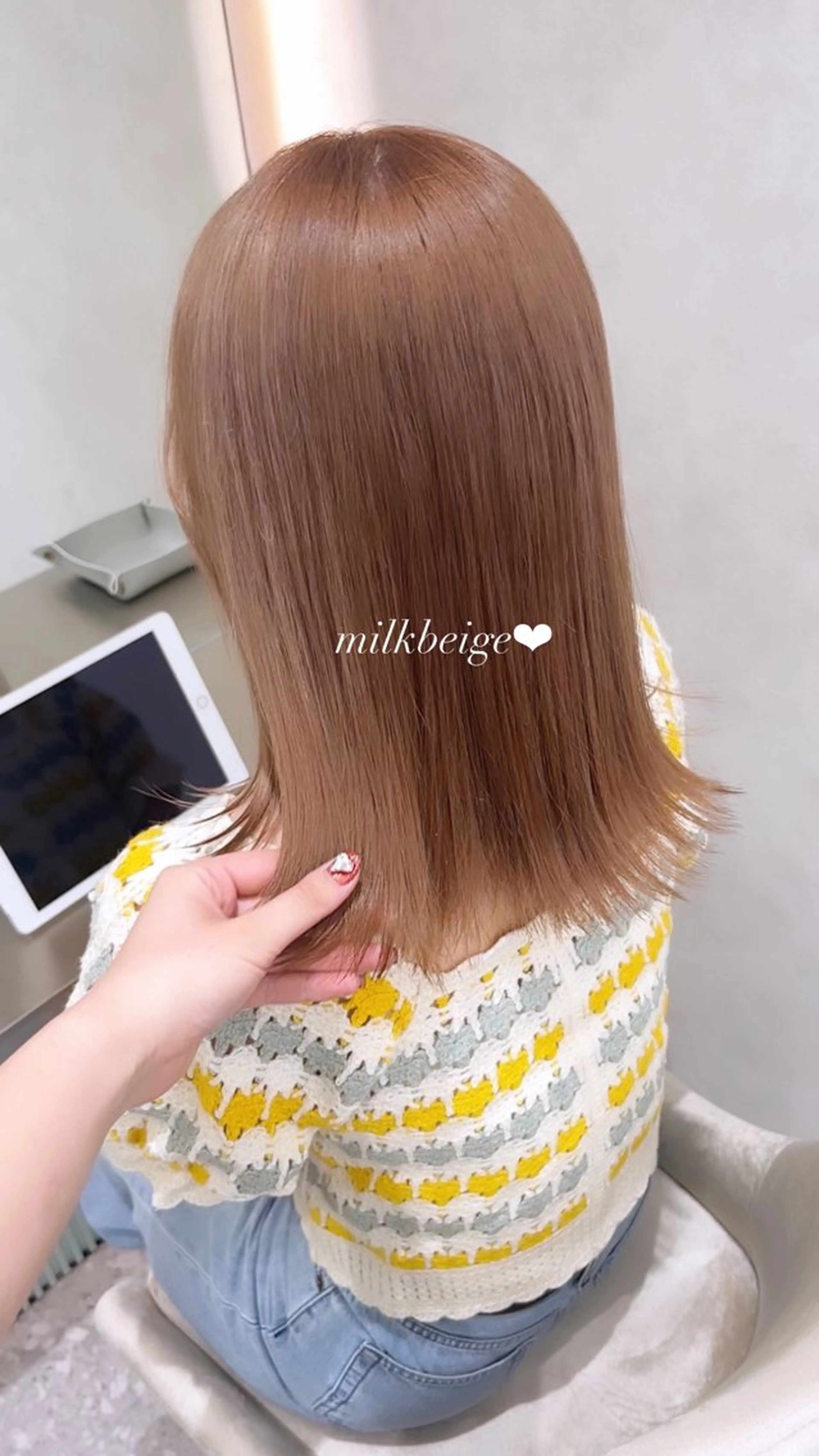 ミディアム カラー ayano.🩵 mielのマツエク・マツパデザイン