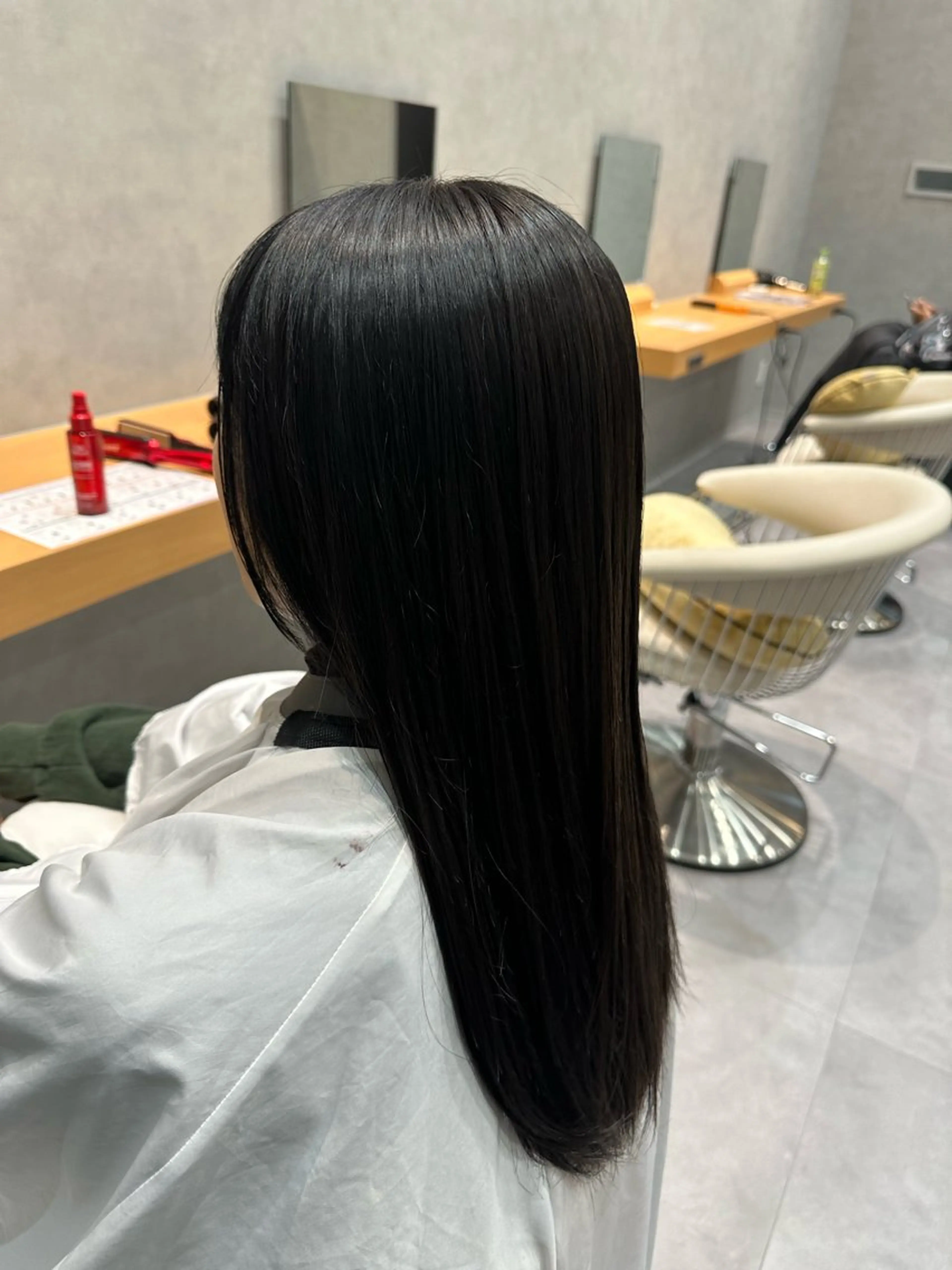 ロング 森 沙織のヘアスタイル