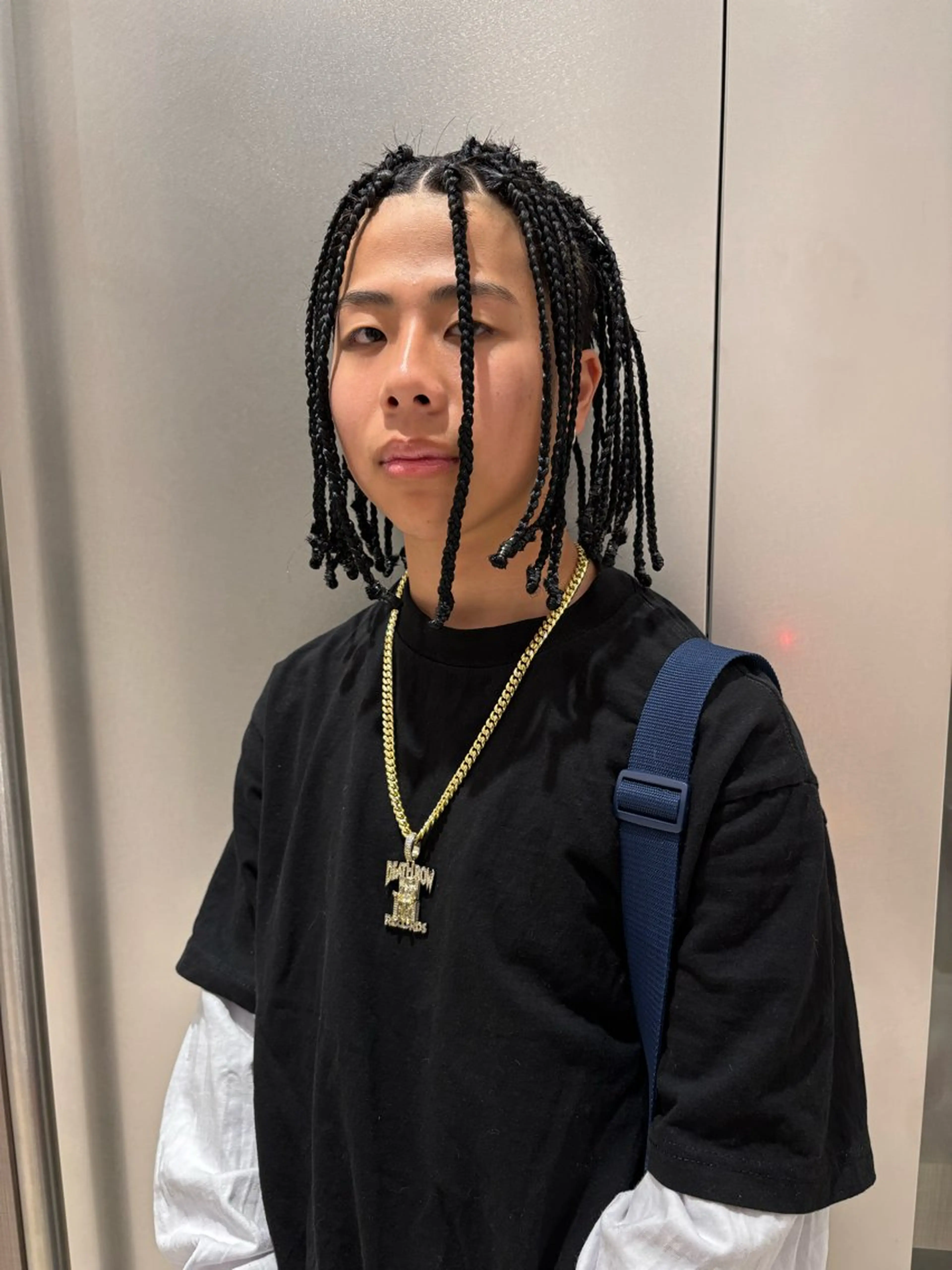 ショート ヘアアレンジ メンズ エクステ ヘアセット メンズ/特殊ヘア パーマ🕷️小夏貴也のヘアスタイル