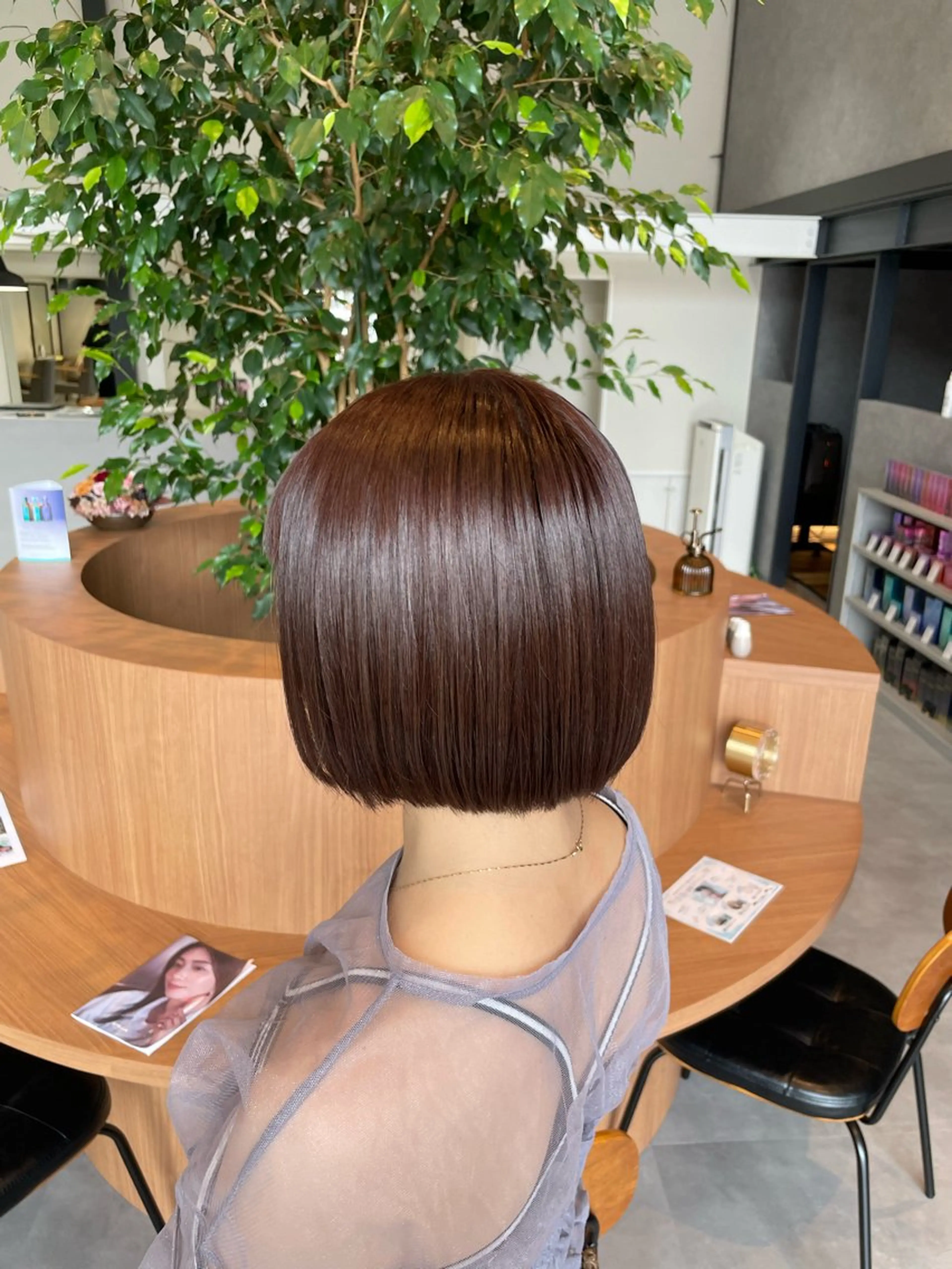 デザインカット＋イルミナカラーの写真