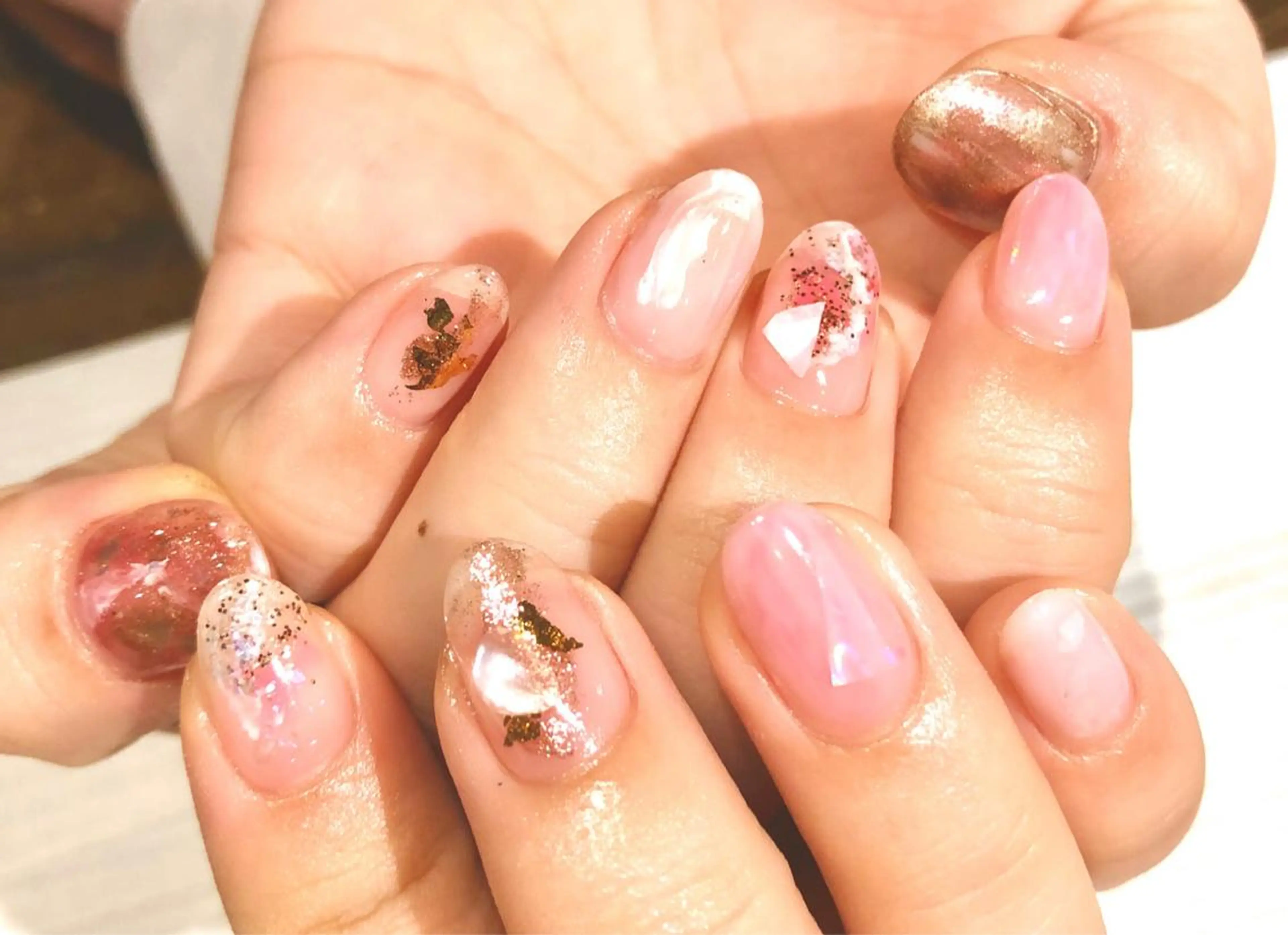 ネイル ニュアンスネイル TRAM-nail moriizumiのネイルデザイン