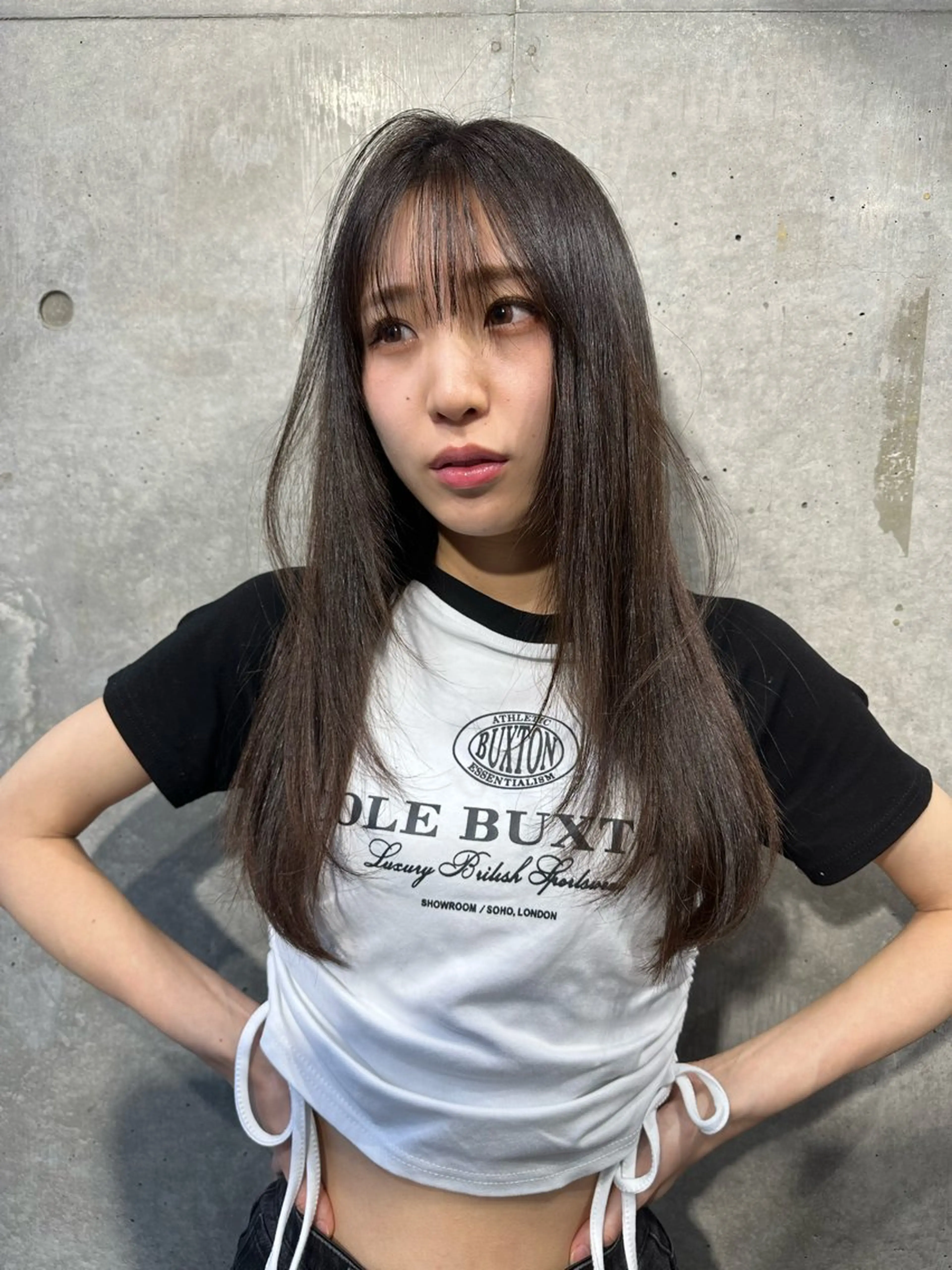 ロング カラー アディクシーカラー ブリーチ ケアブリーチ ダブルカラー イヤリングカラー DAIKIベージュ 🍂レイヤーカットのヘアスタイル