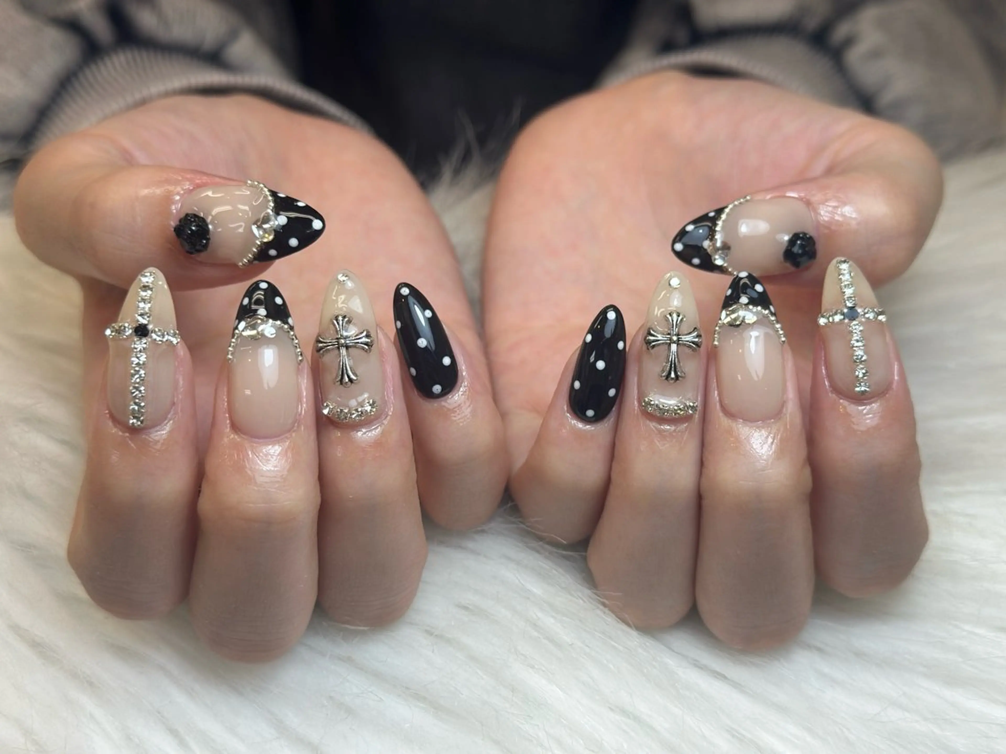 ネイル アートネイル ジェルネイル マグネットネイル ハンドネイル JennNail_ マオのネイルデザイン