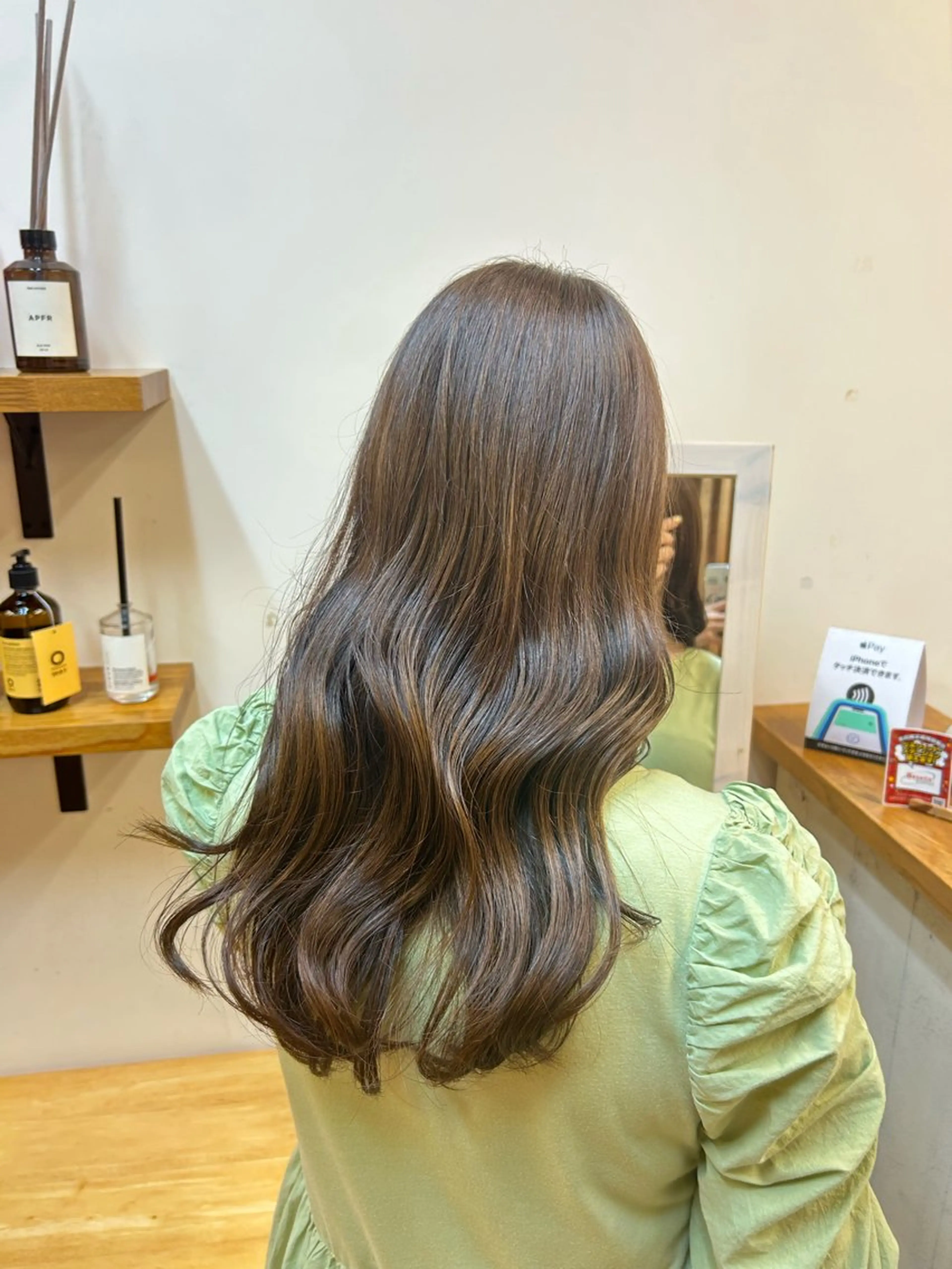 ロング カラー 透明感カラー ヘアカラー aya/梅田/ カラーモデル募集のヘアスタイル