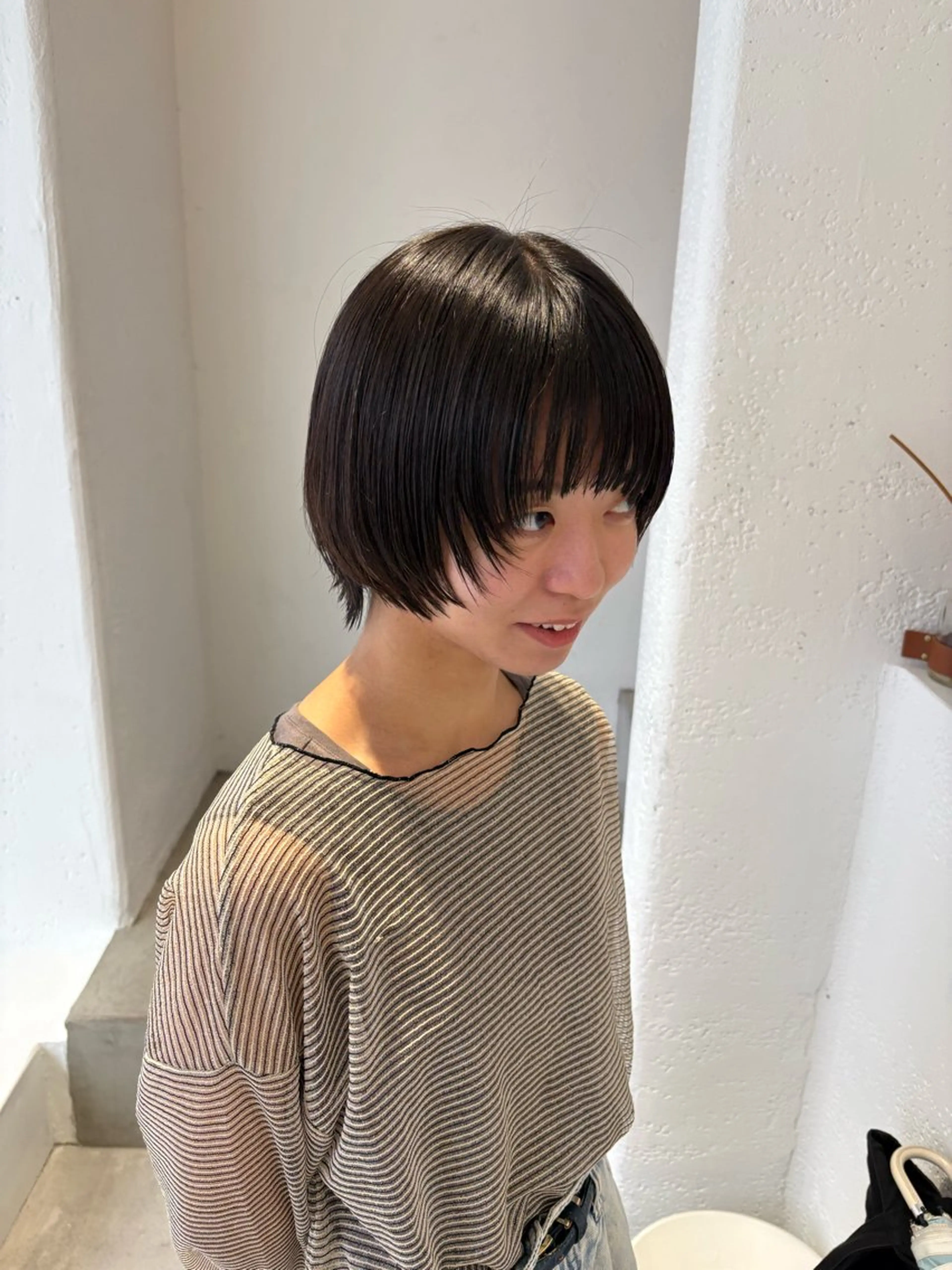 ショート ボブ 伸ばしかけ レイヤーカット ショートヘア n a n a / 京都美容室のヘアスタイル