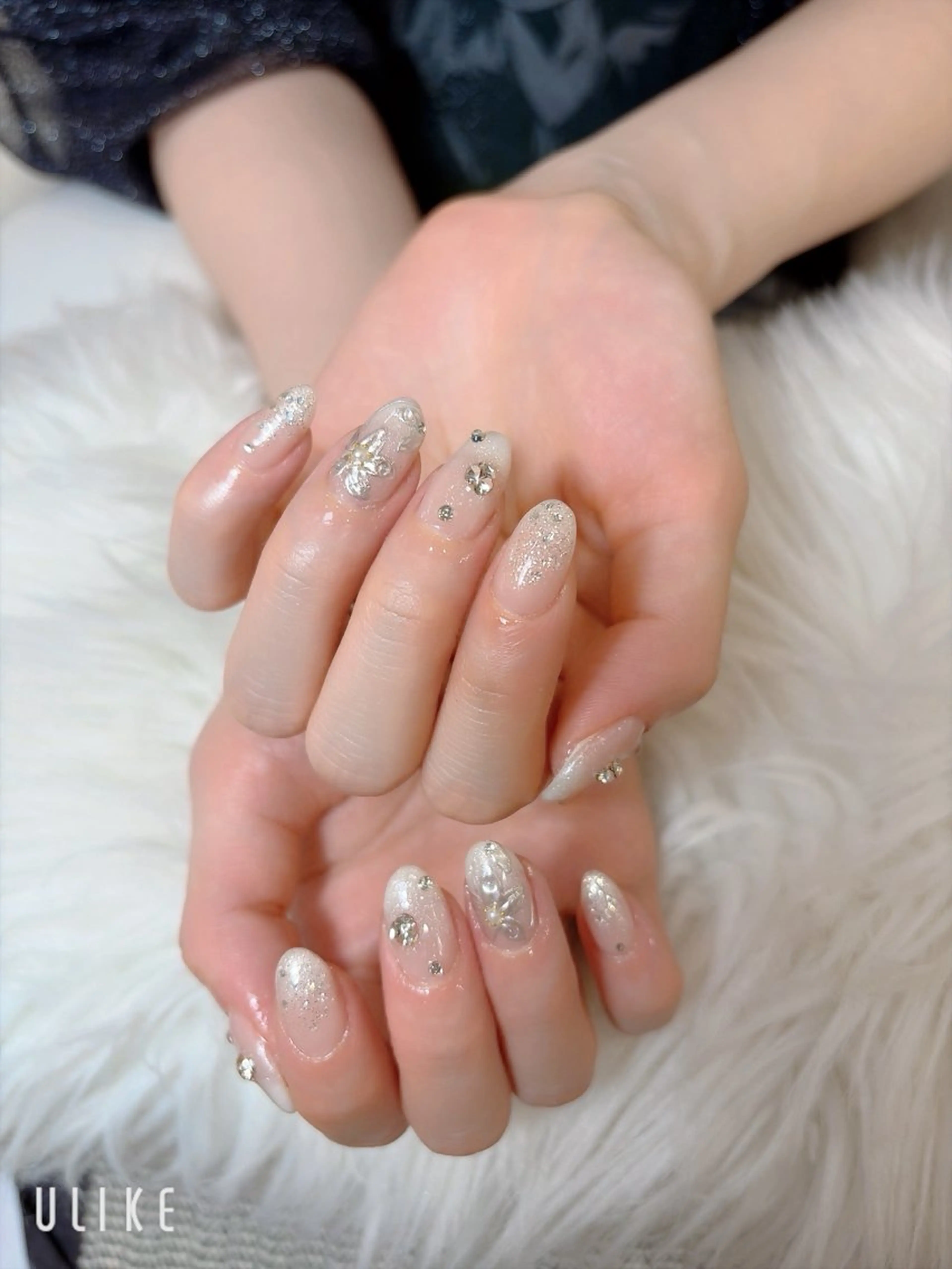 ネイル フレンチネイル 韓国ネイル マグネットネイル ニュアンスネイル オフィスネイル チョウ Rachaelのネイルデザイン