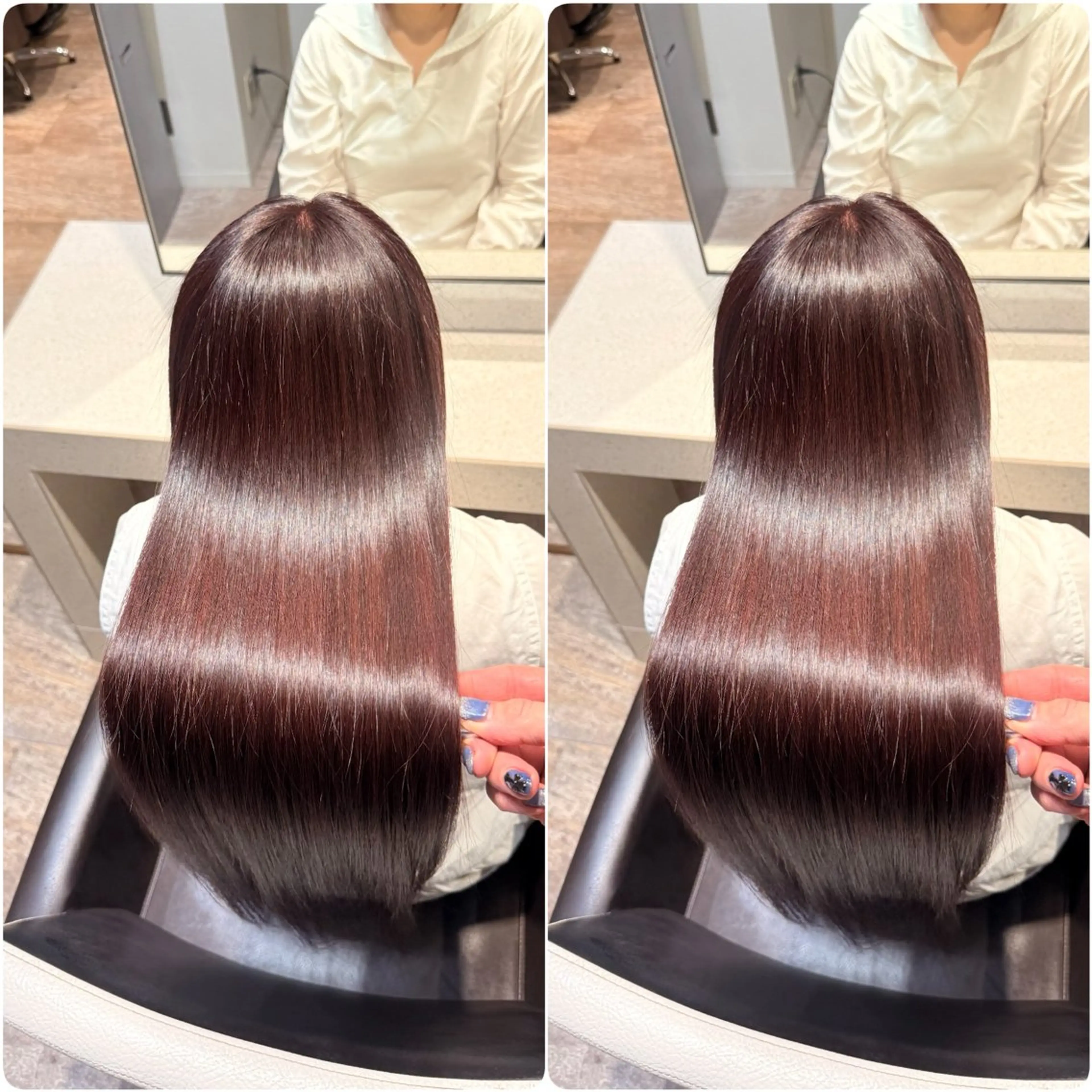 ロング カラー カット 縮毛矯正 トリートメント ヘッドスパ youres hair 髪質改善トリートメント&ヘッドスパ 新宿EAST所属・🌹ULTOWA🌹 髪質改善/縮毛/店長のヘアスタイル